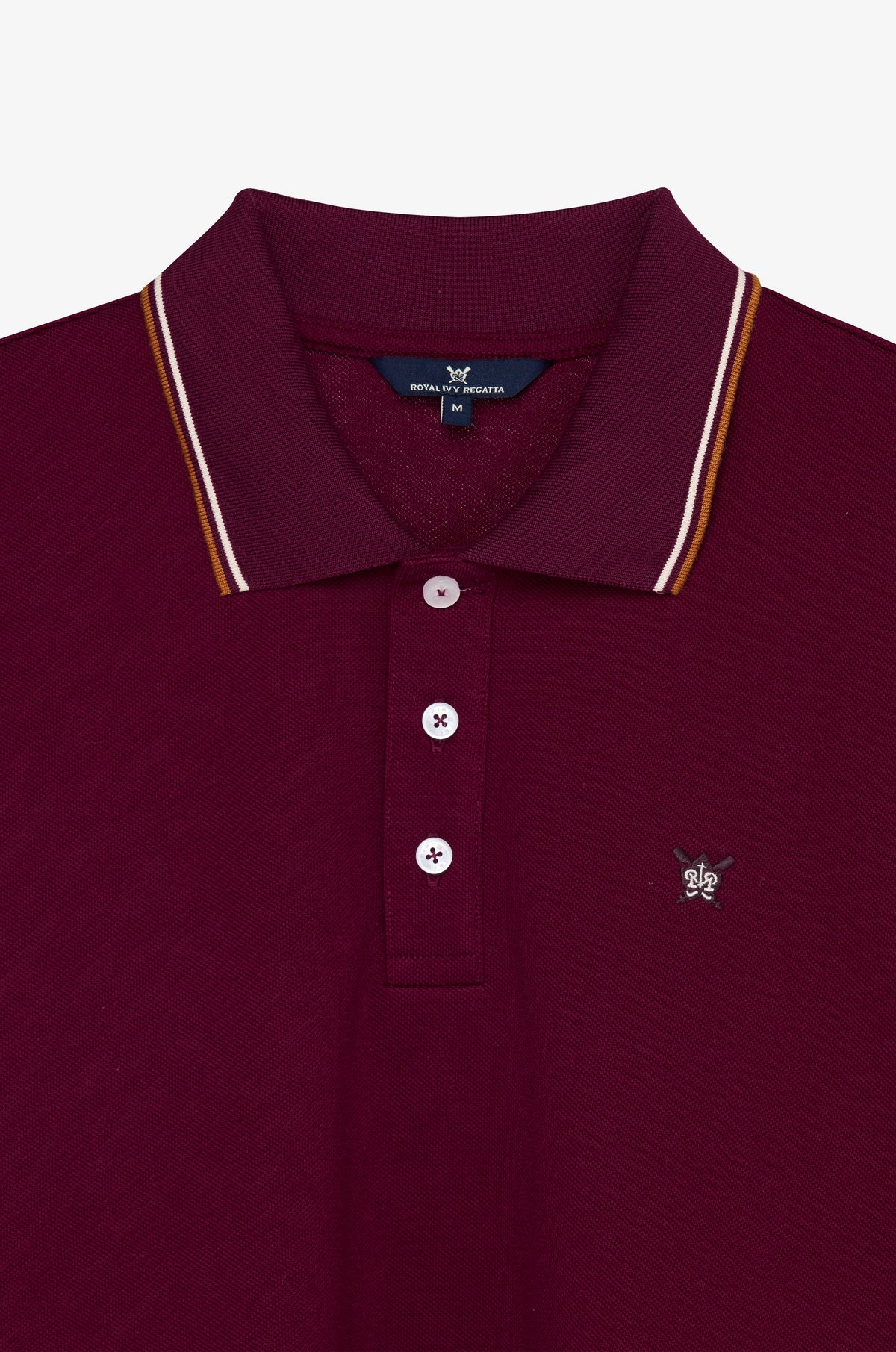 Tipped Collar Short Sleeve Polo