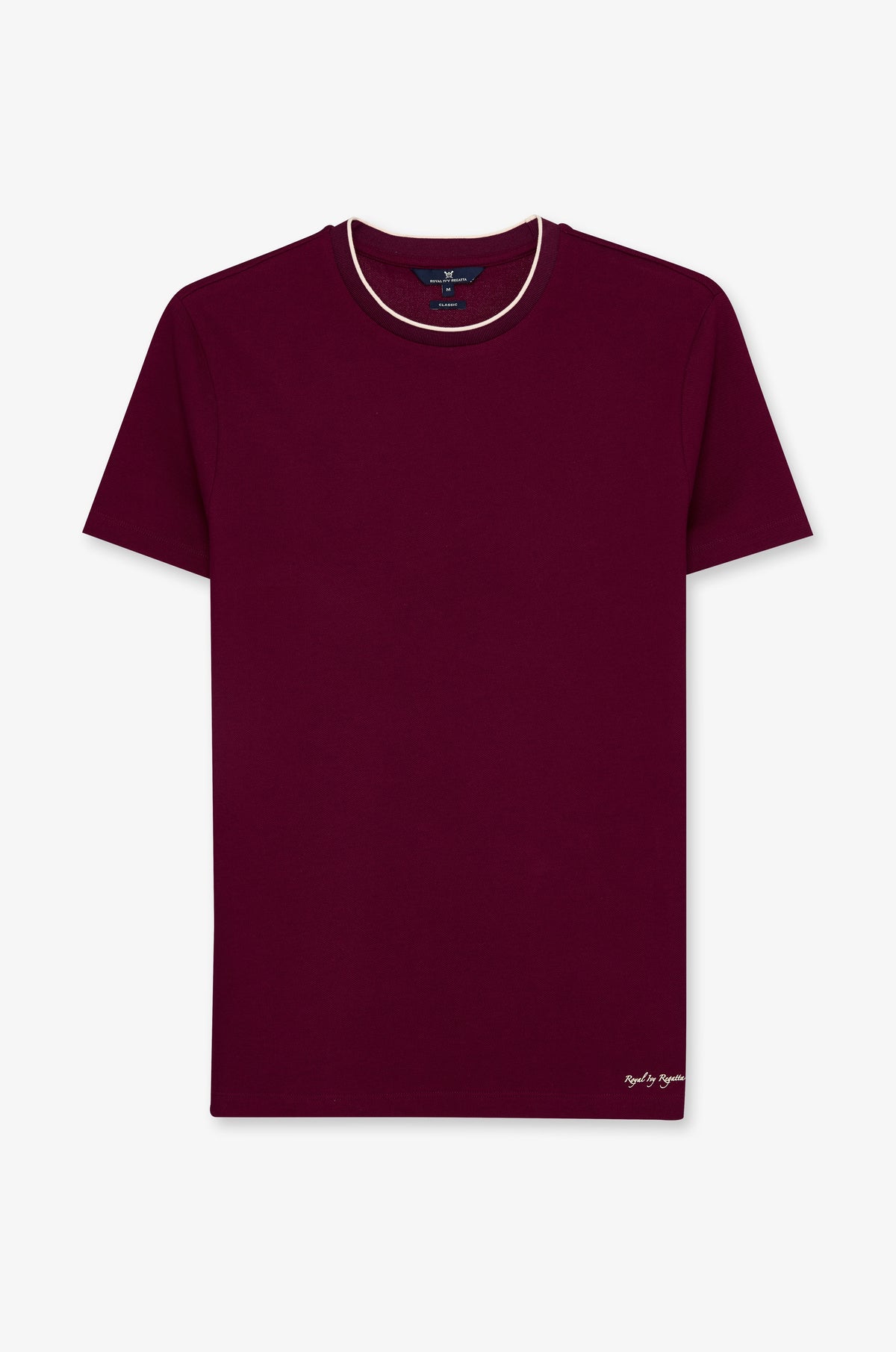 Fine Trim Crew Neck T-Shirt