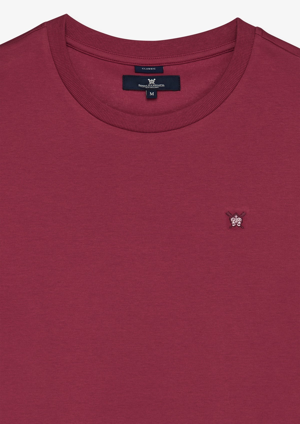 Chest Emblem Crew Neck T-Shirt