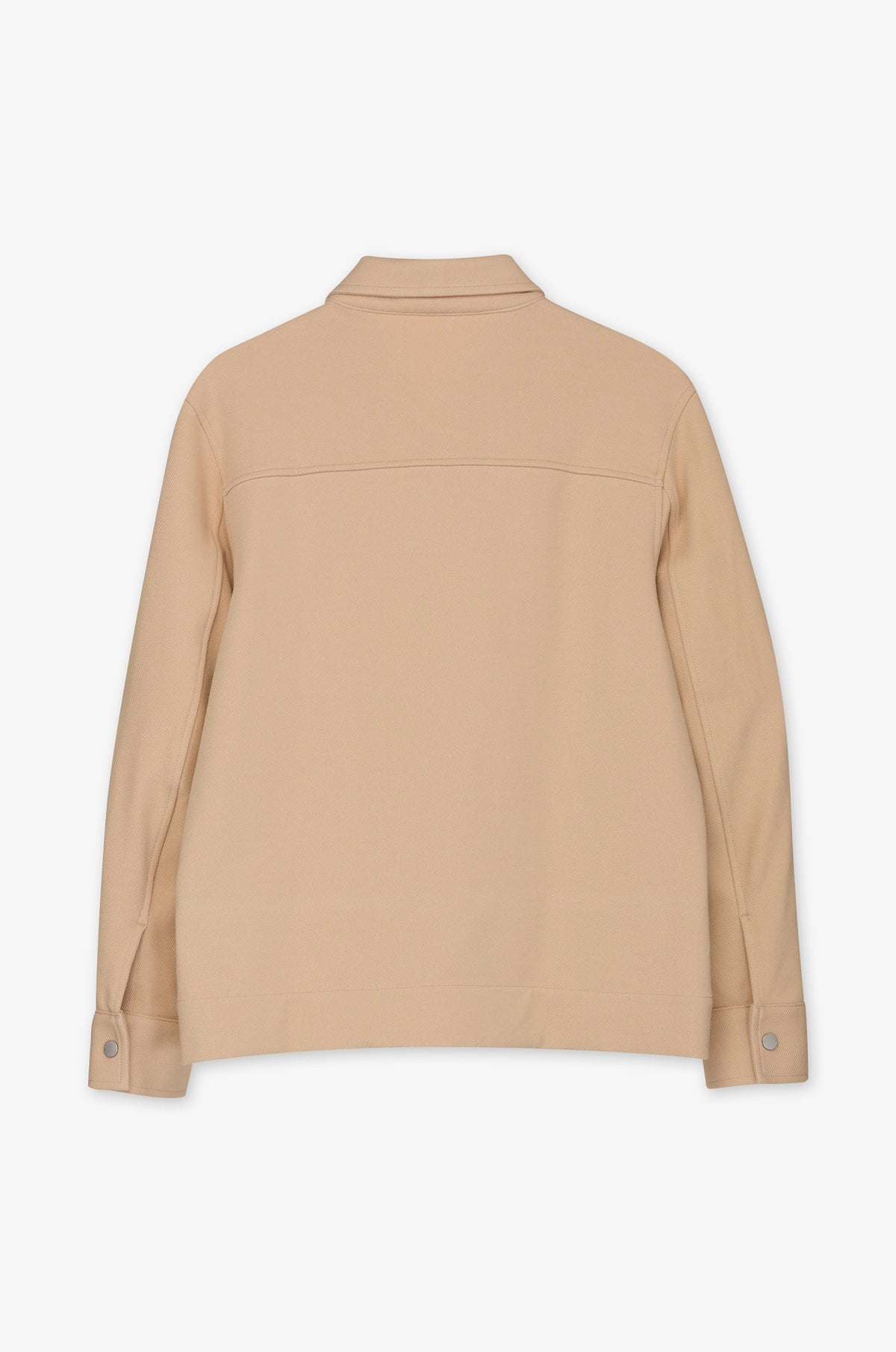 Collared Zip Front Casual Jacket