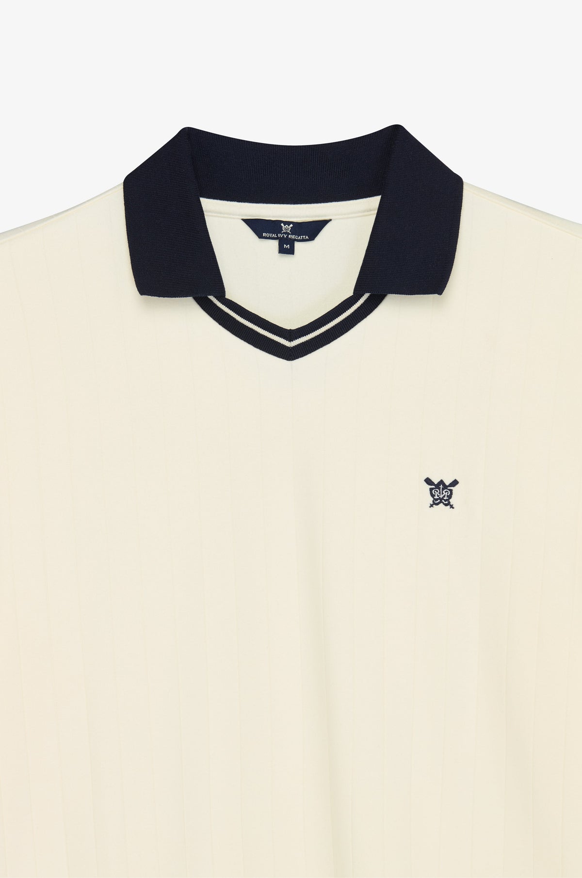 Contrast Collar Long Sleeve Pullover