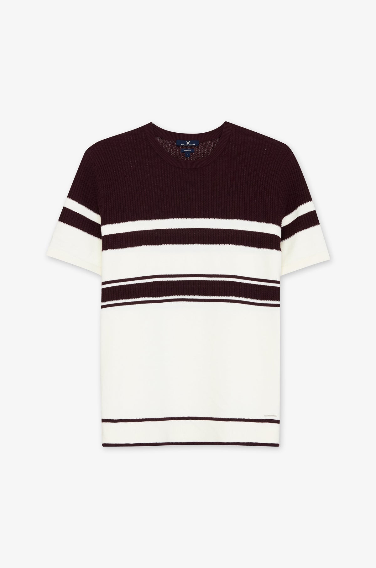 Colour Block Stripe Short Sleeve Top