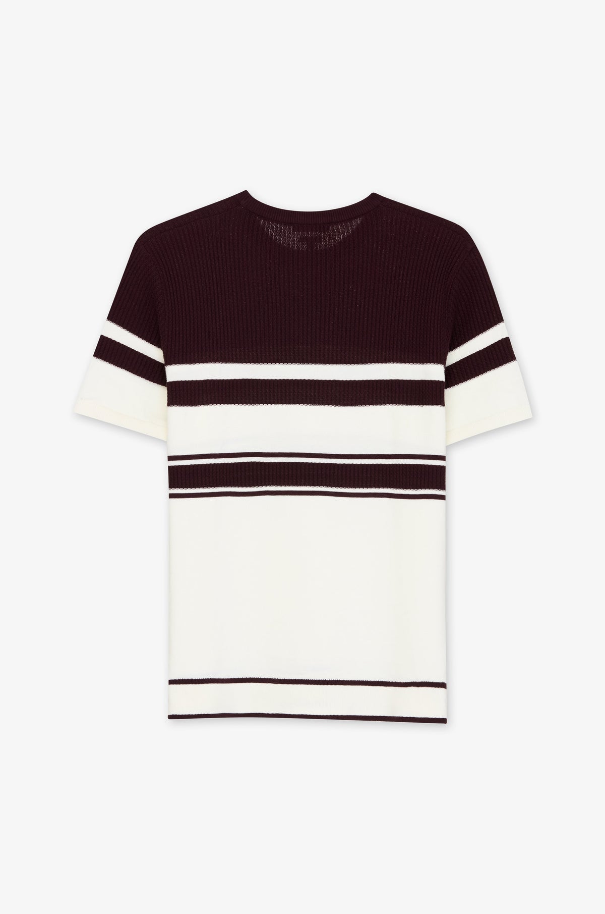 Colour Block Stripe Short Sleeve Top