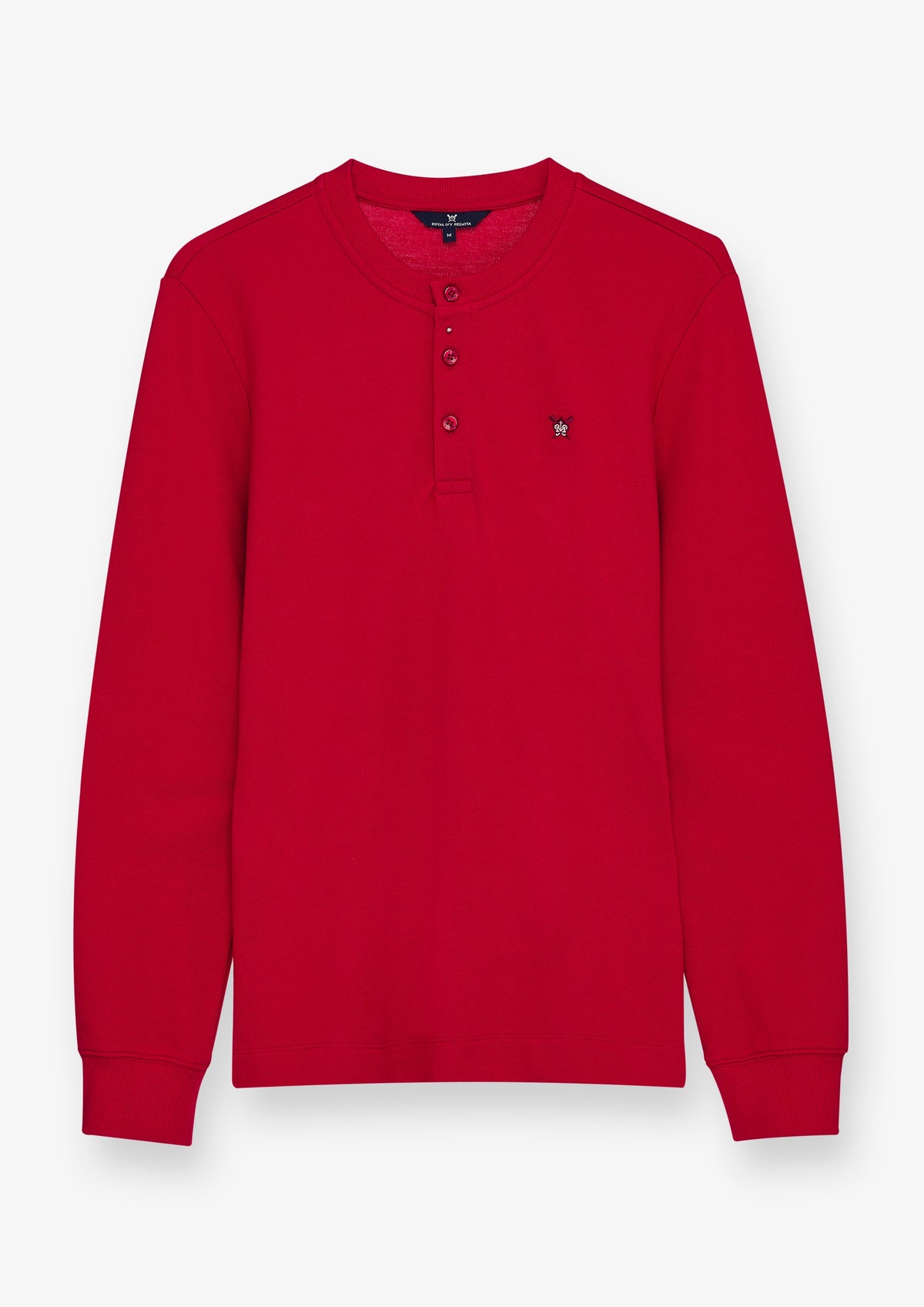 Chest Emblem Long Sleeve Pullover