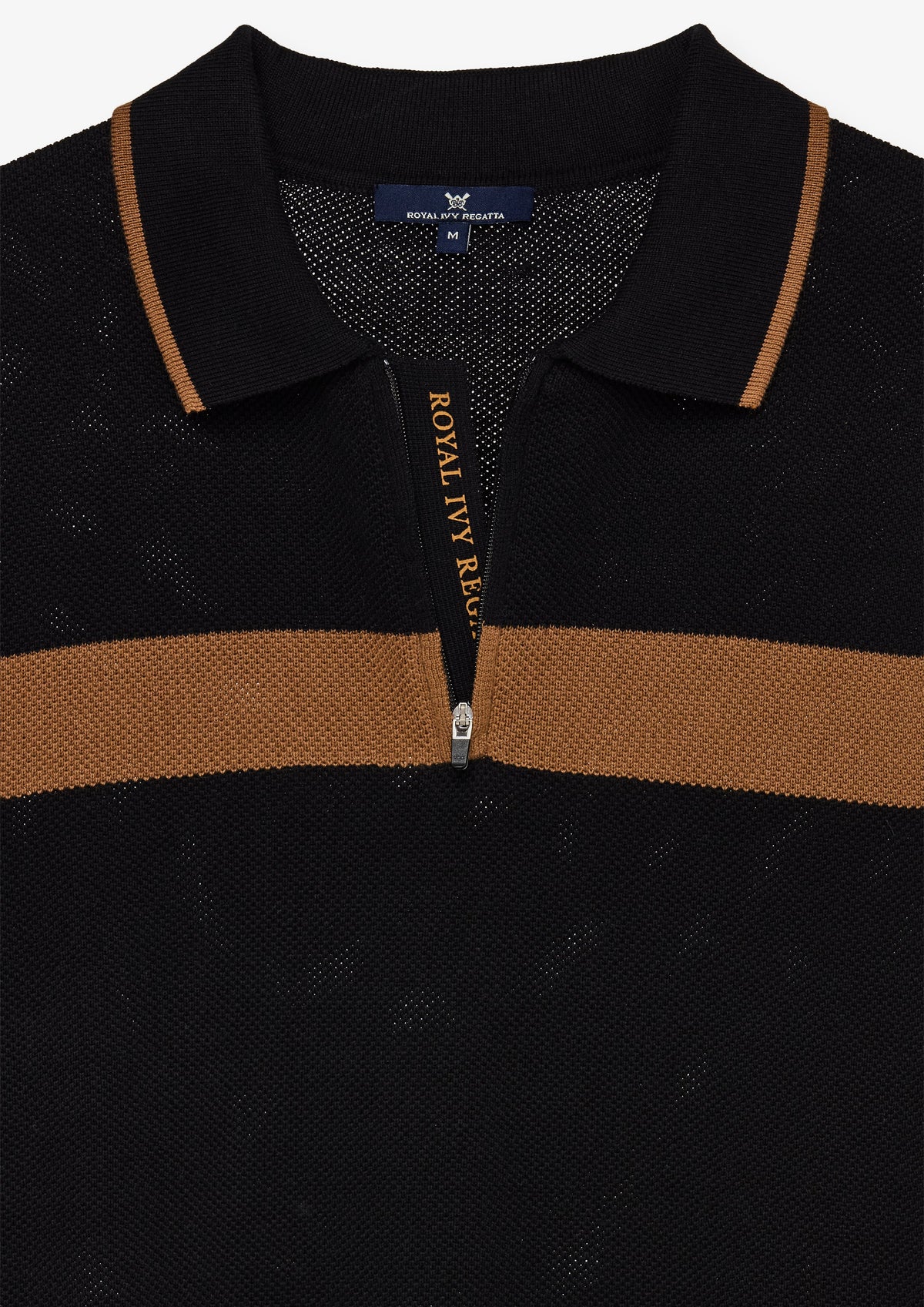 Chest Stripe Short Sleeve Polo