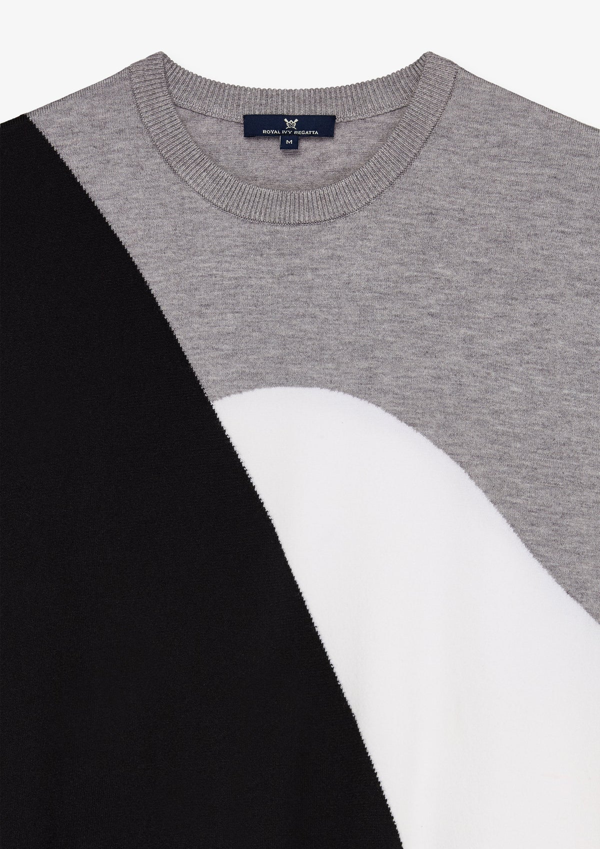 Colour Block Crew Neck Pullover