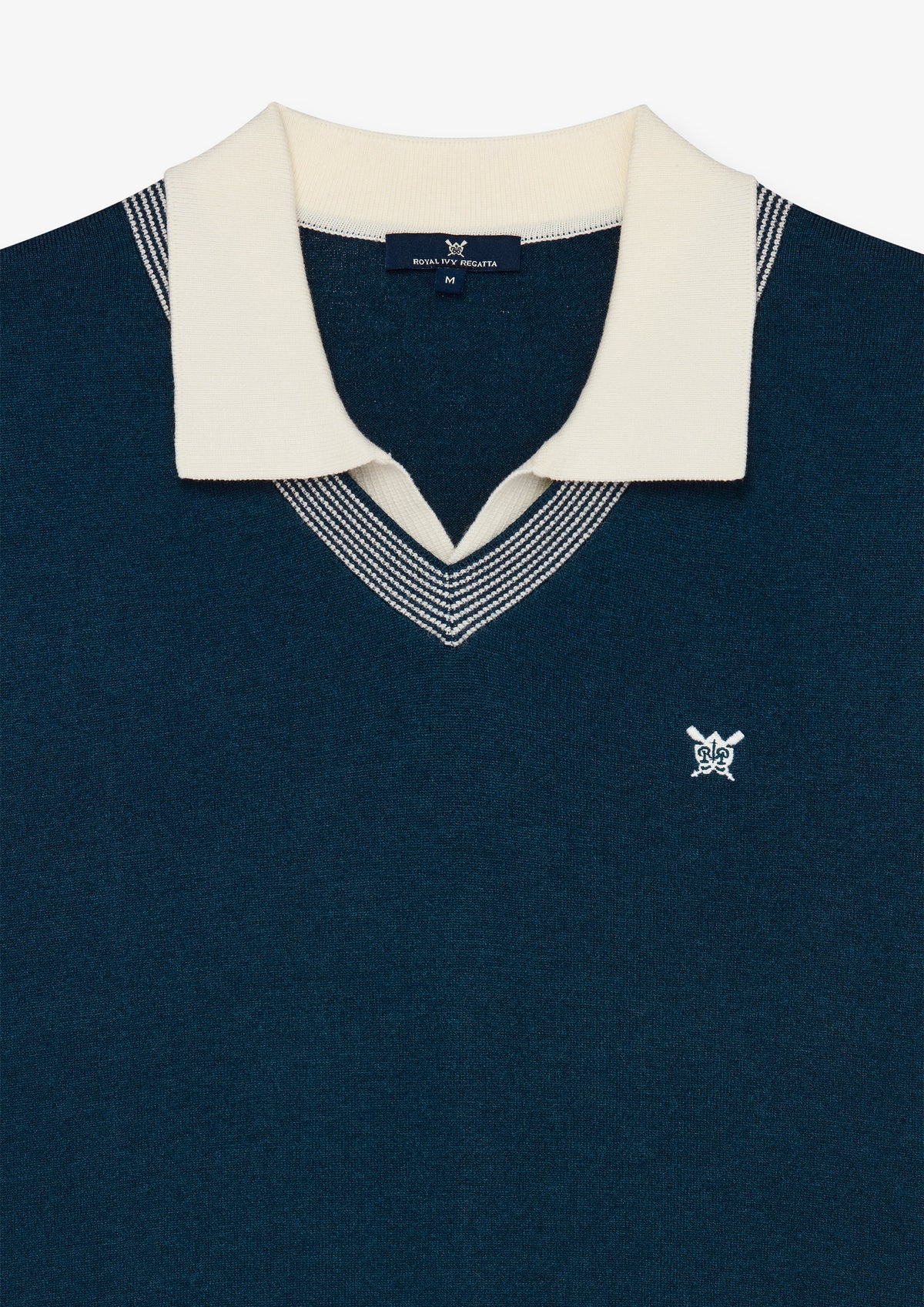 Contrast Collar Short Sleeve Polo