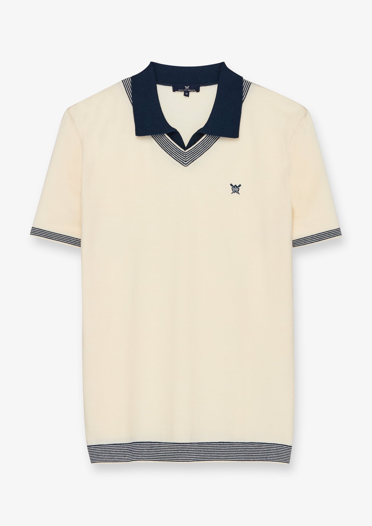 Contrast Collar Short Sleeve Polo