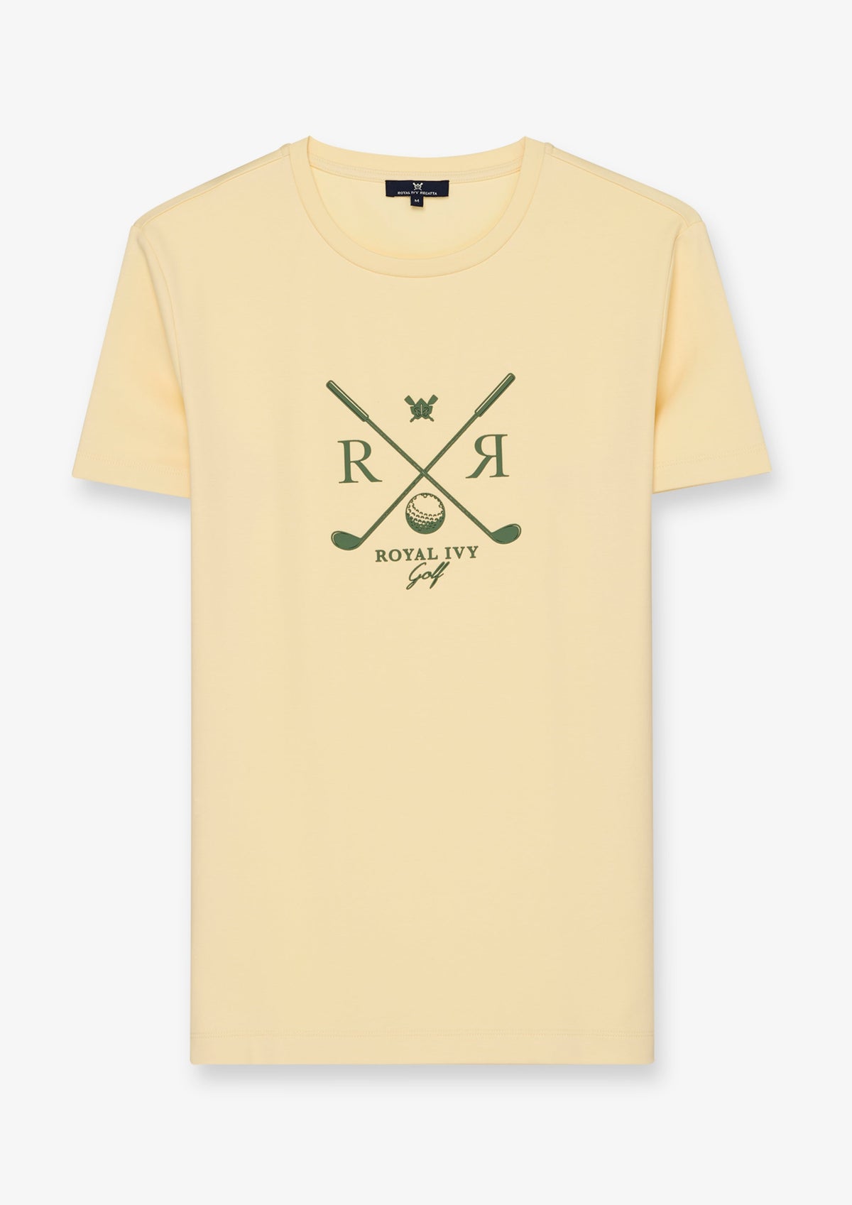 Crossed Motif Crew Neck T-Shirt
