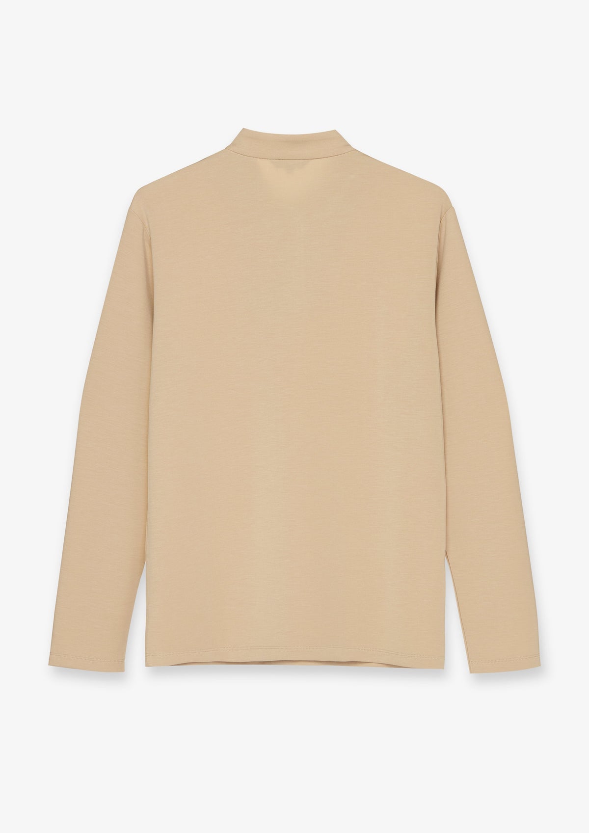 Long Sleeve Zip Neck Pullover