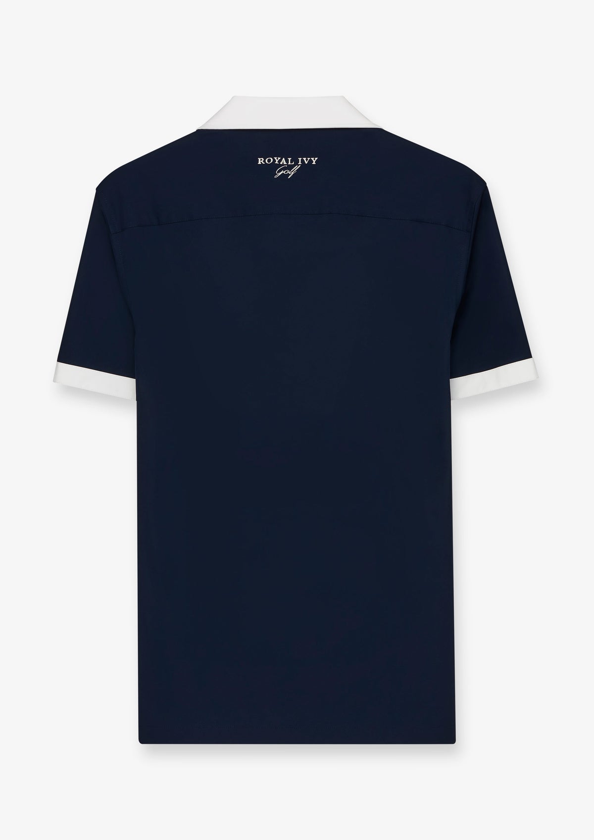 Contrast Collar Short Sleeve Shirt