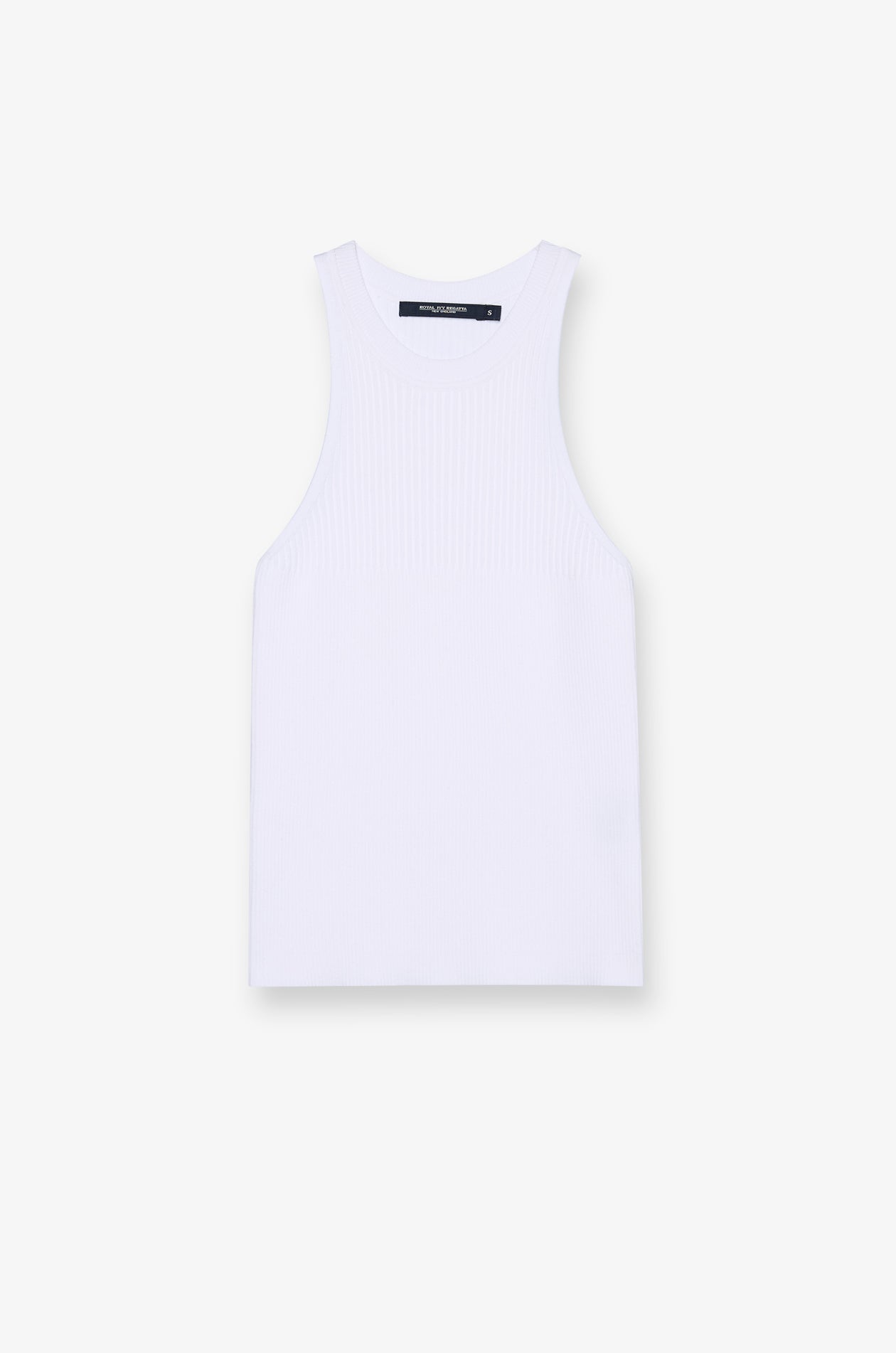 Sienna Ribbed Knit Tank Top Off-White