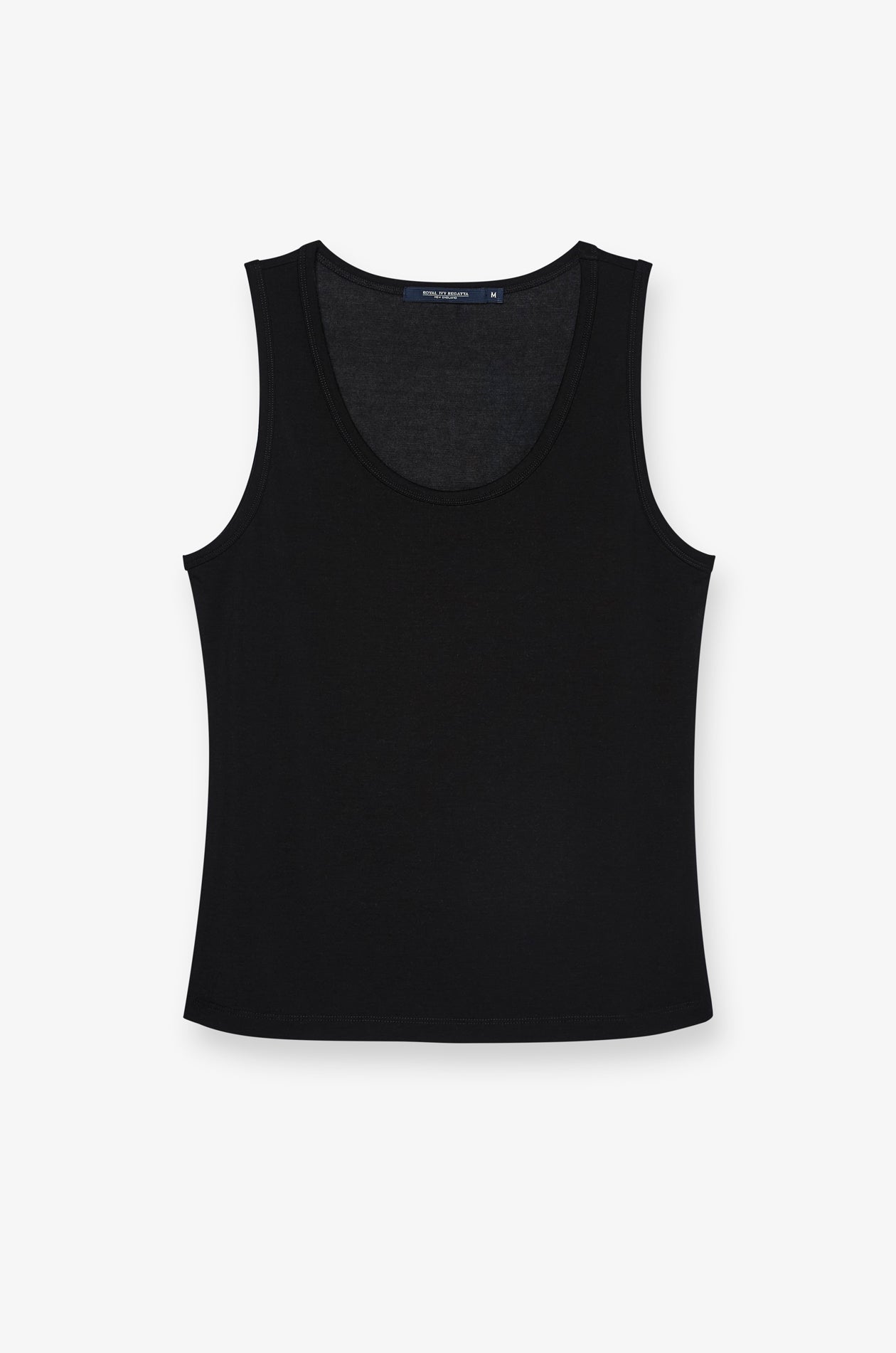 Serene Cotton Tank Top Black