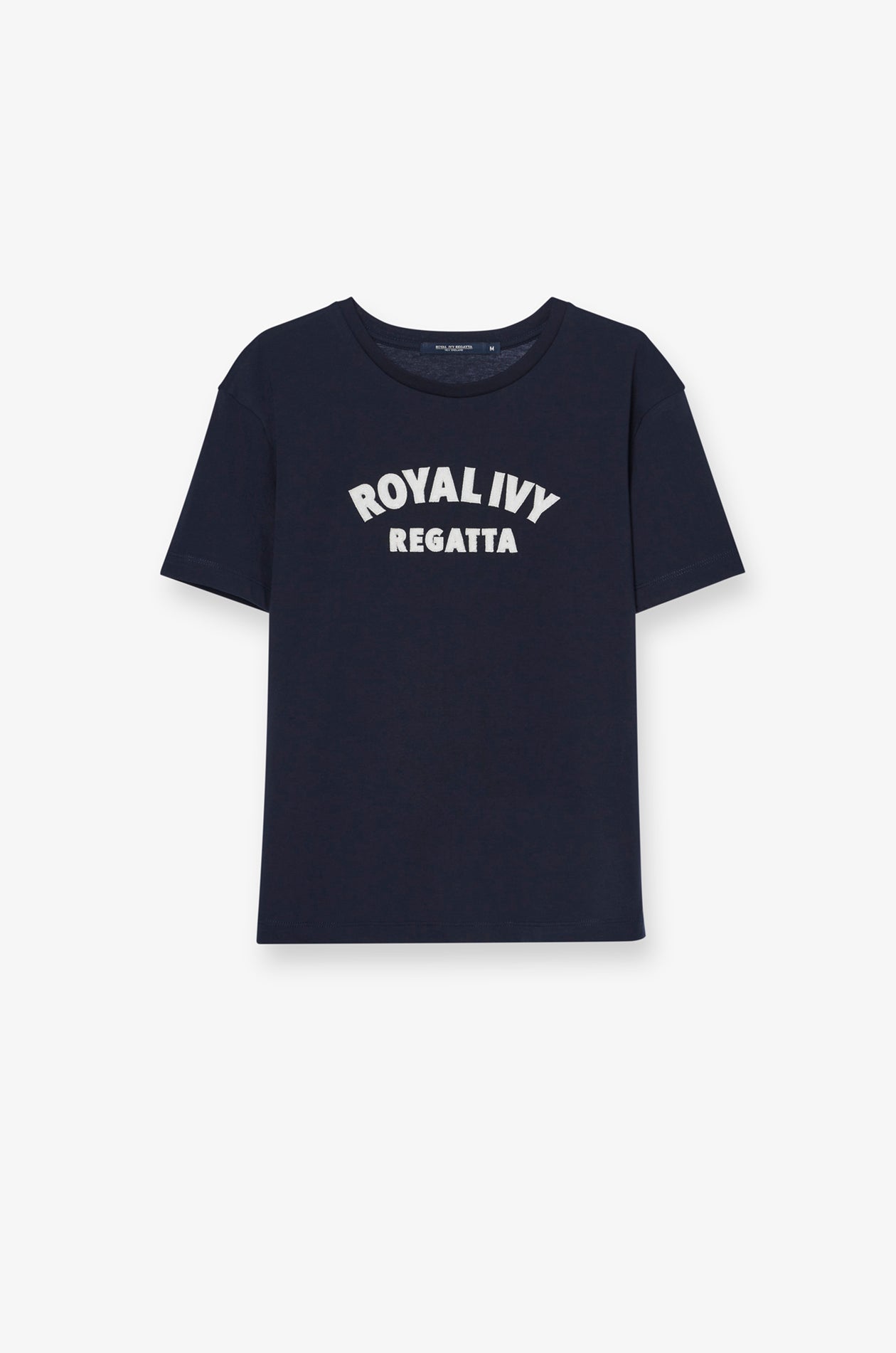 Heritage Logo Cotton T-Shirt Navy