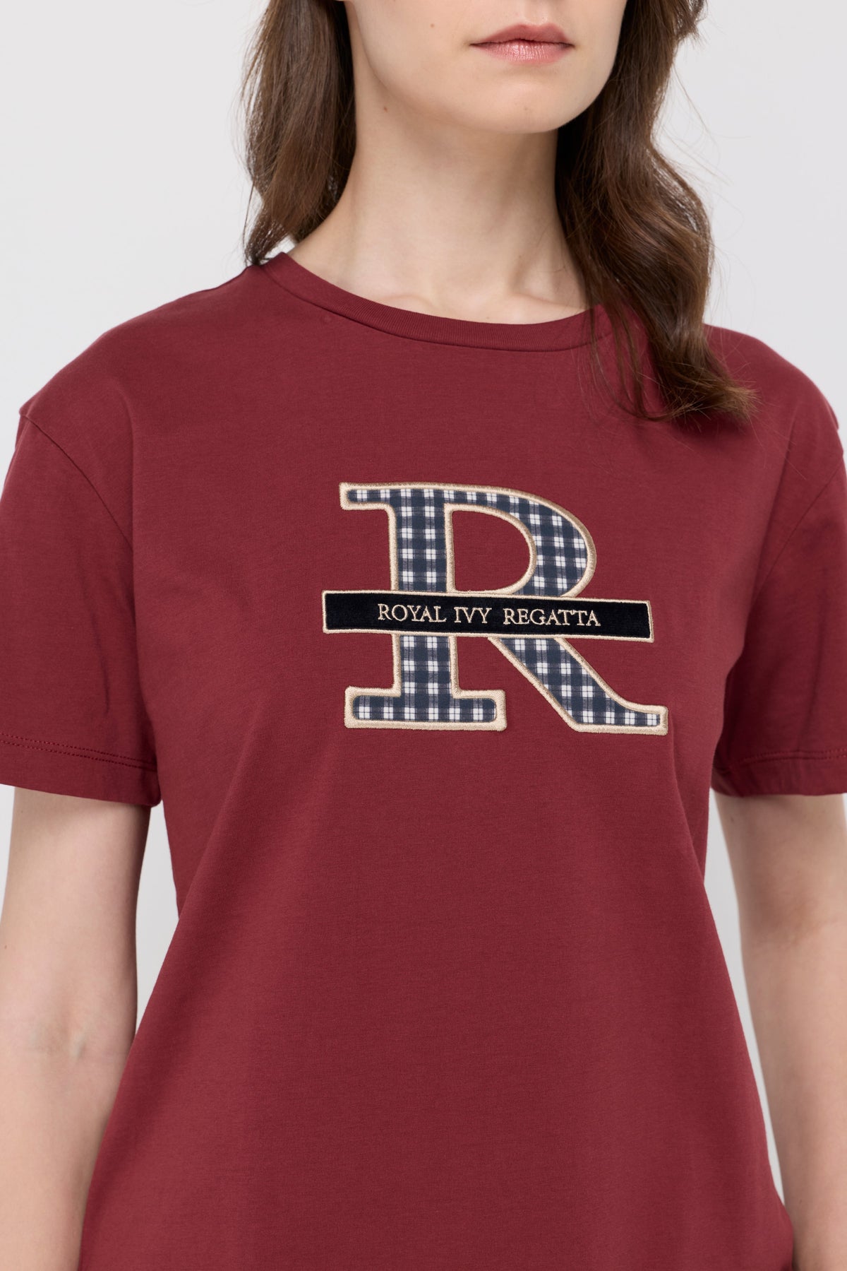 Monogram Graphic Cotton T-Shirt Red