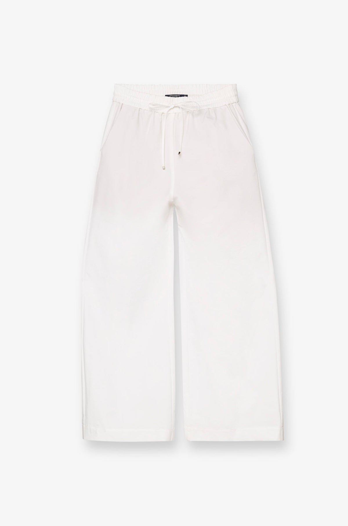 Minimalist Wide-Leg Pants Off-White