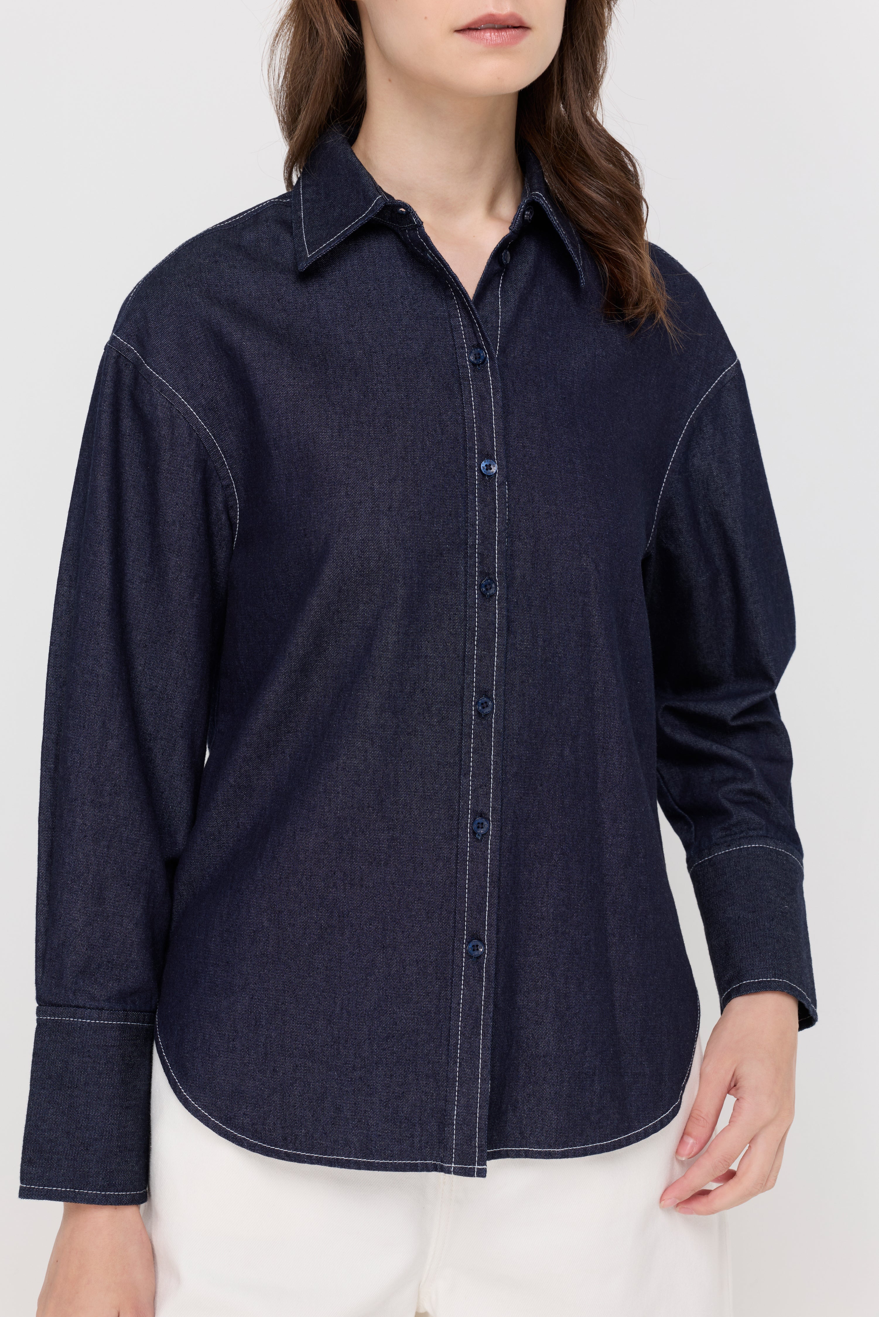 Classic Oxford Button-Down Shirt Navy