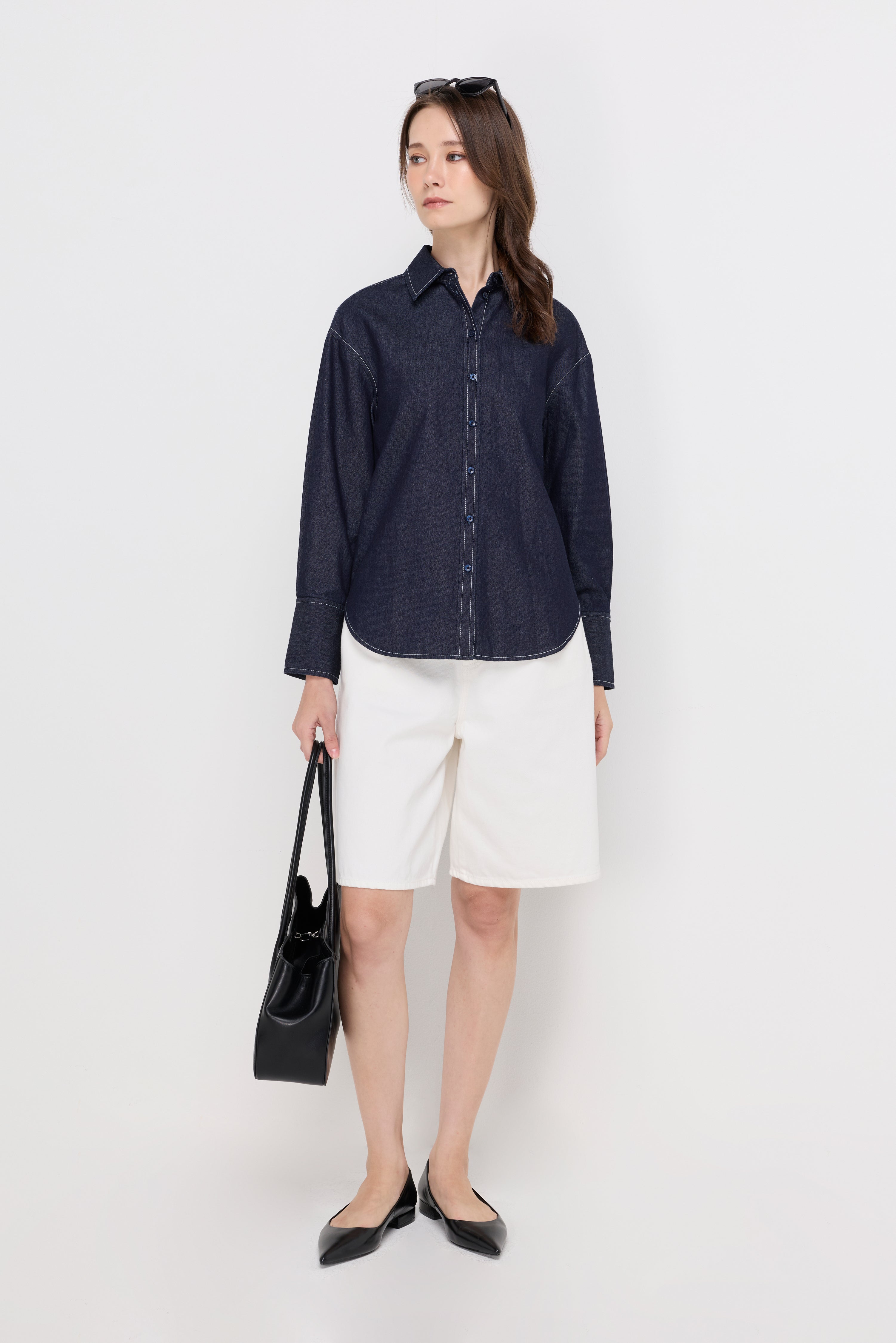 Classic Oxford Button-Down Shirt Navy