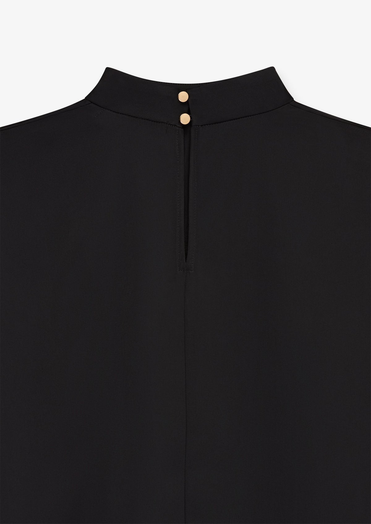 Mock Neck Cap Sleeve Top