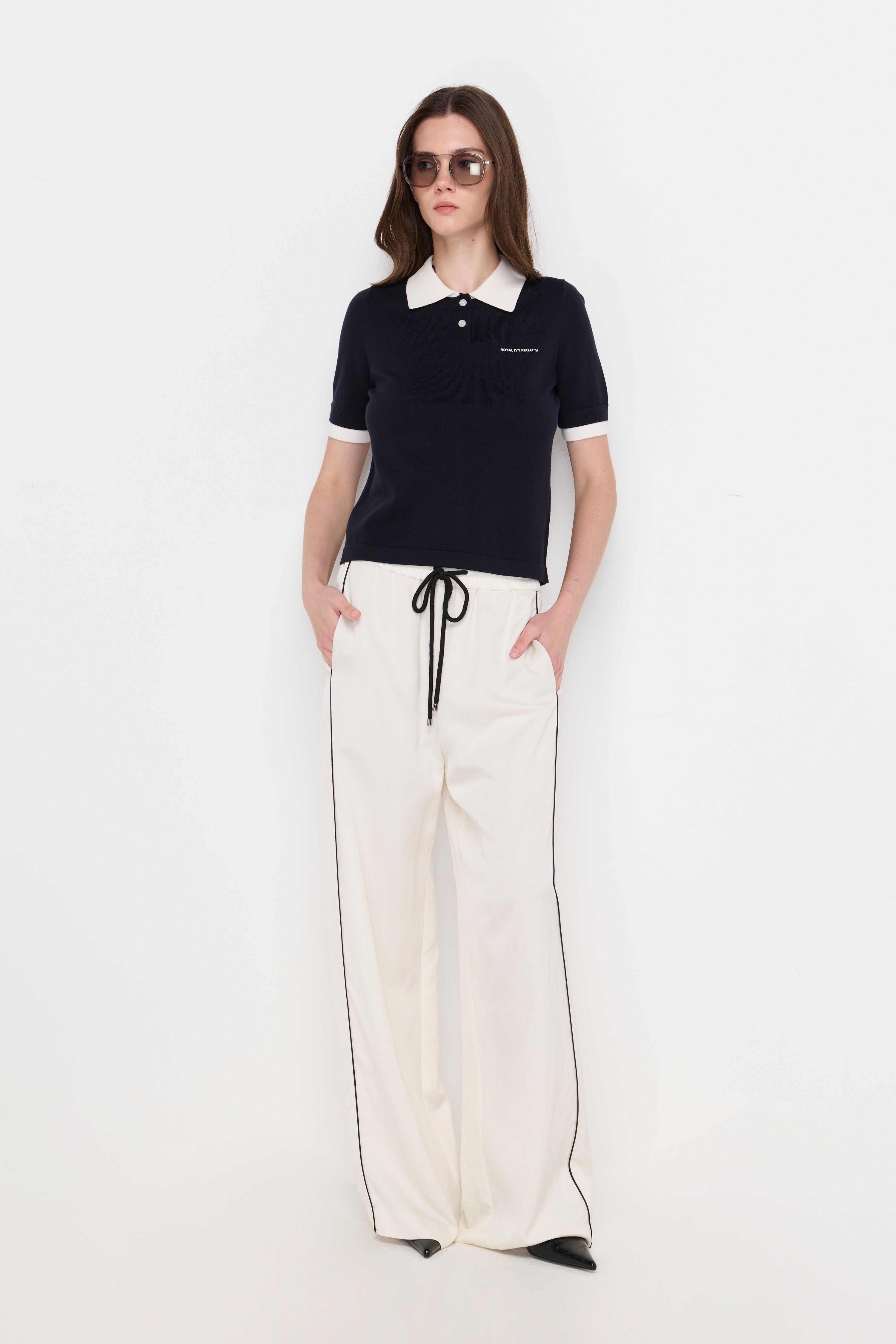 Heritage Knit Polo Navy