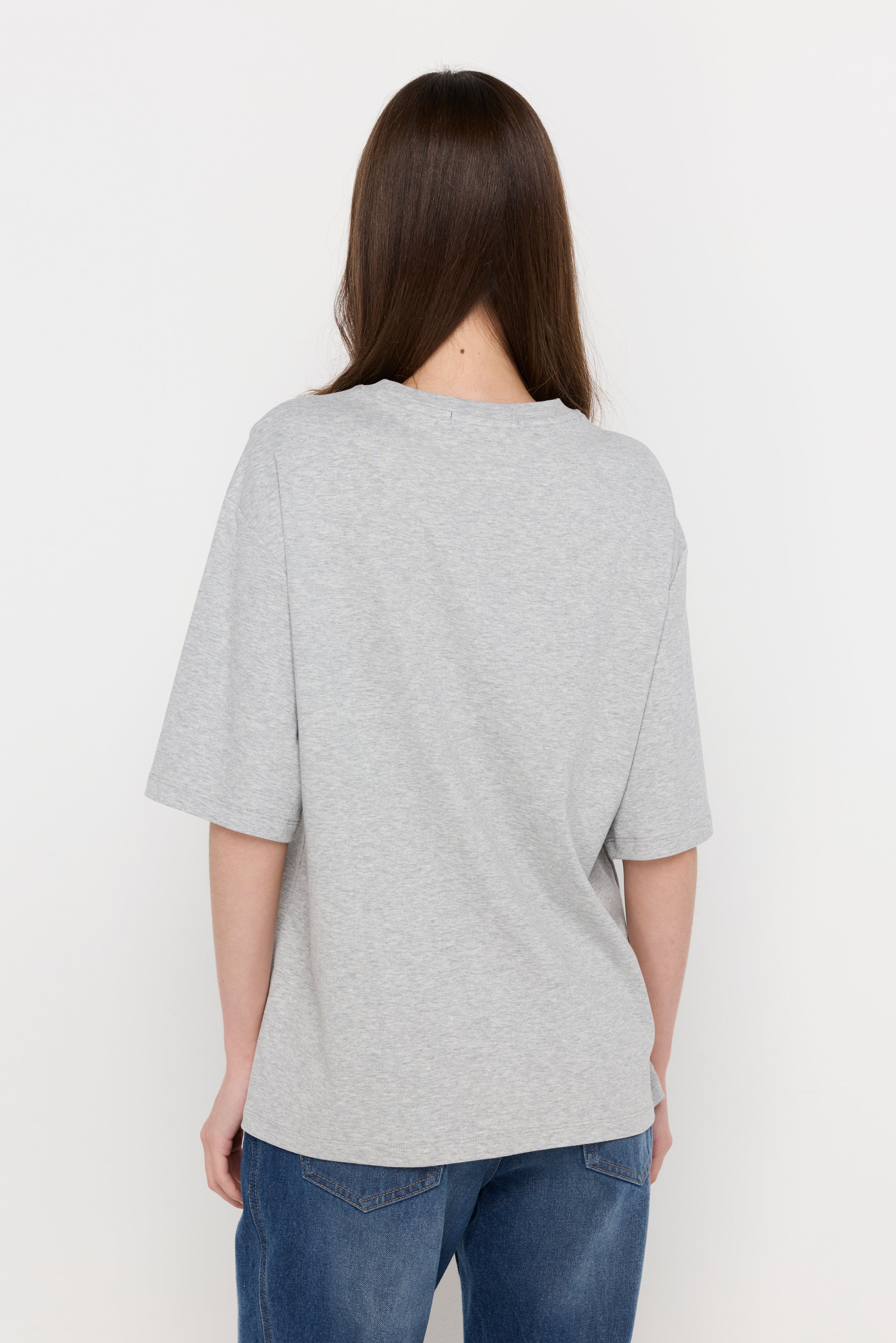 Oversized Logo T-Shirt Grey