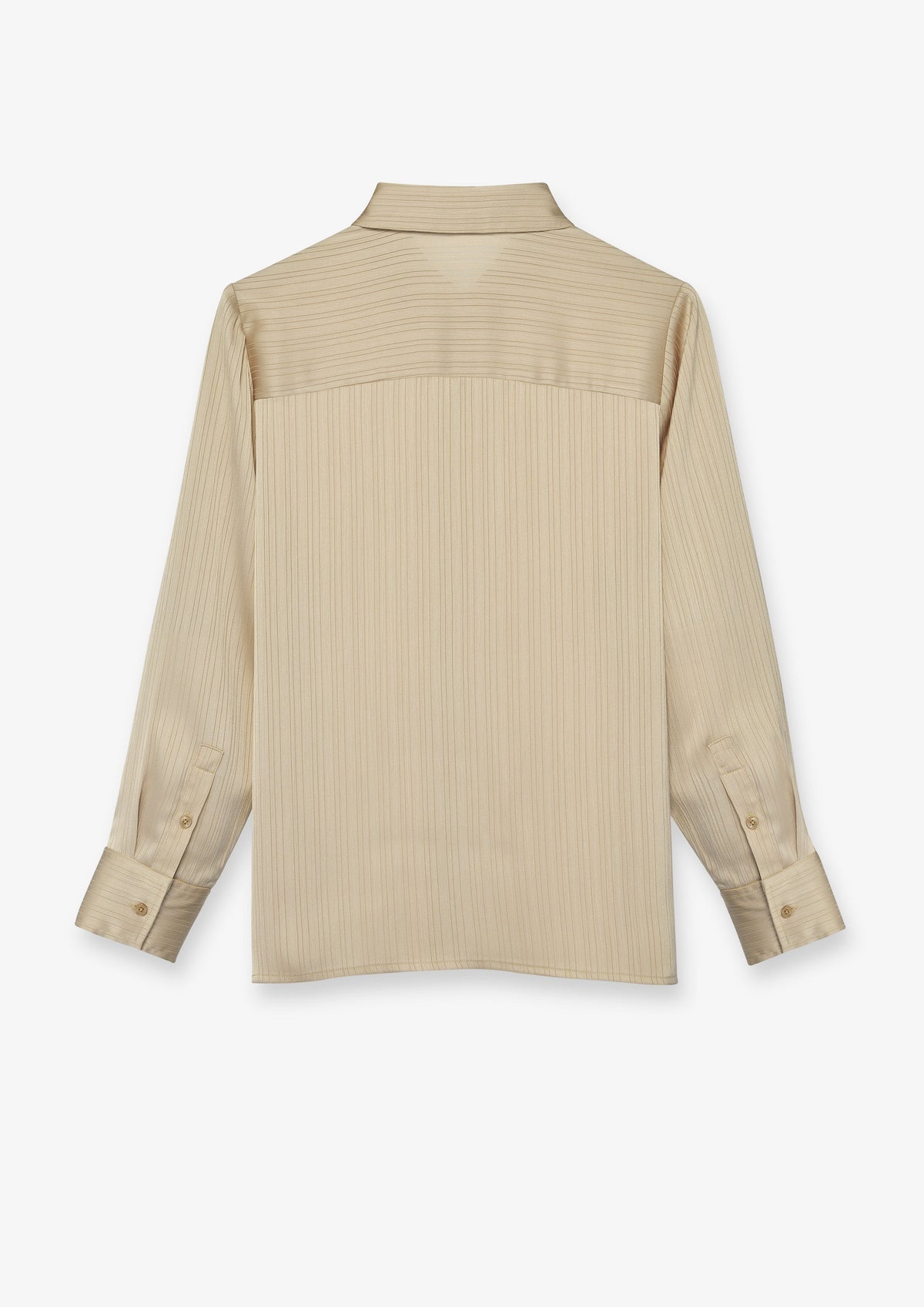 Fine Texture Long Sleeve Button Shirt