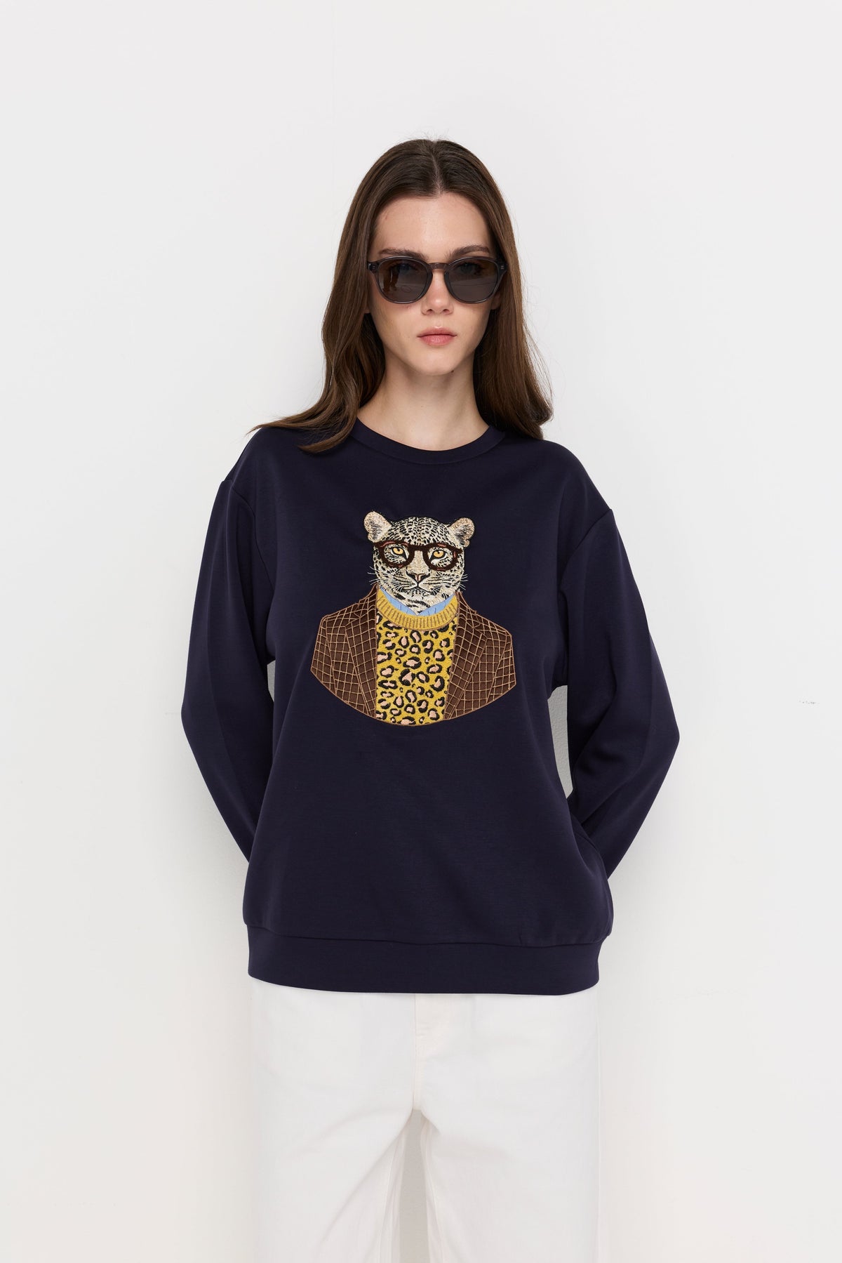 Statement Animal Graphic Sweatshirt