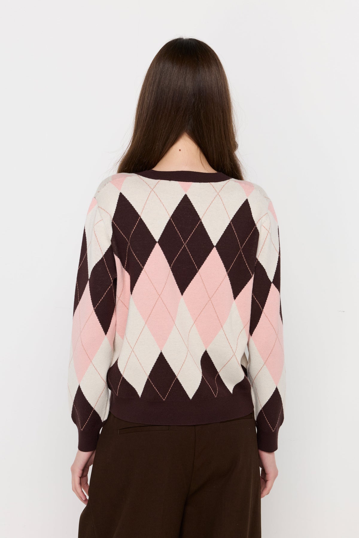 Heritage Argyle Button-Front Cardigan