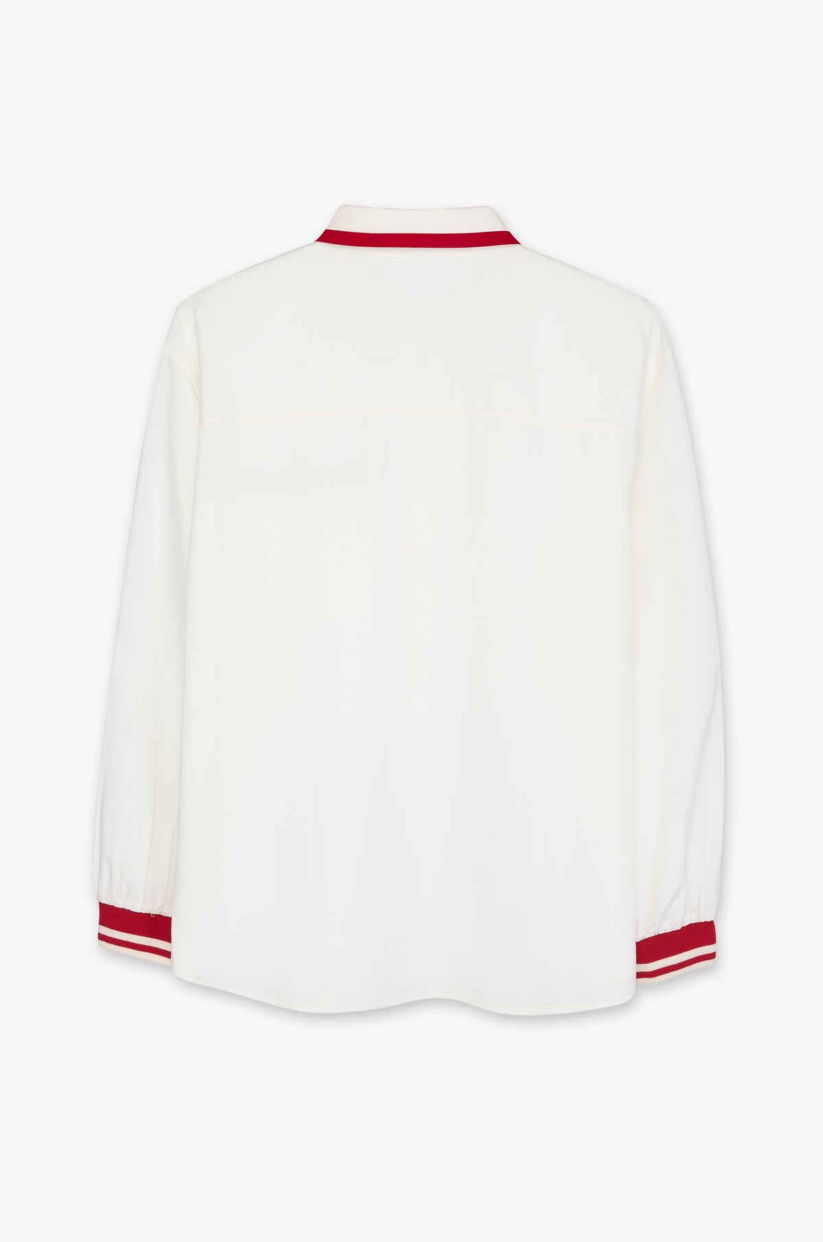 Contrast Edge Long Sleeve Shirt