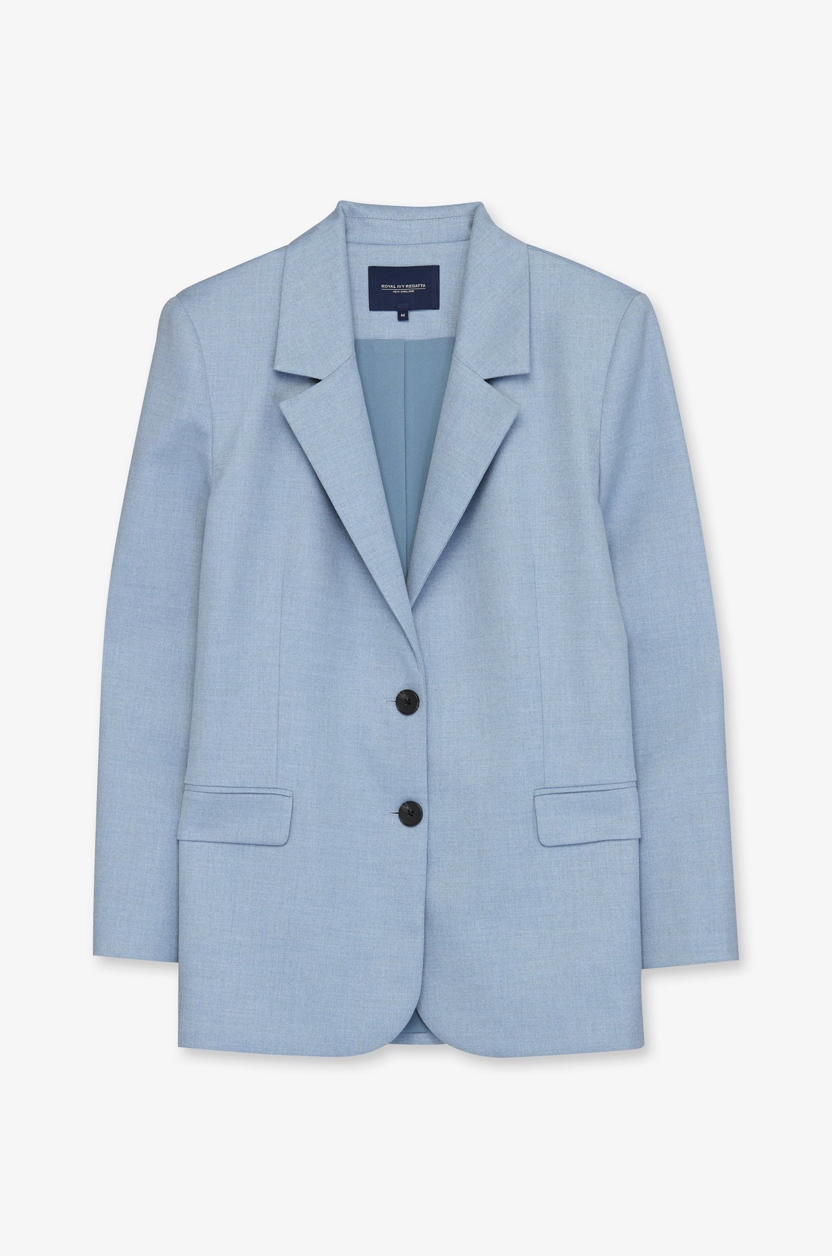 Notch Lapel Two Button Blazer