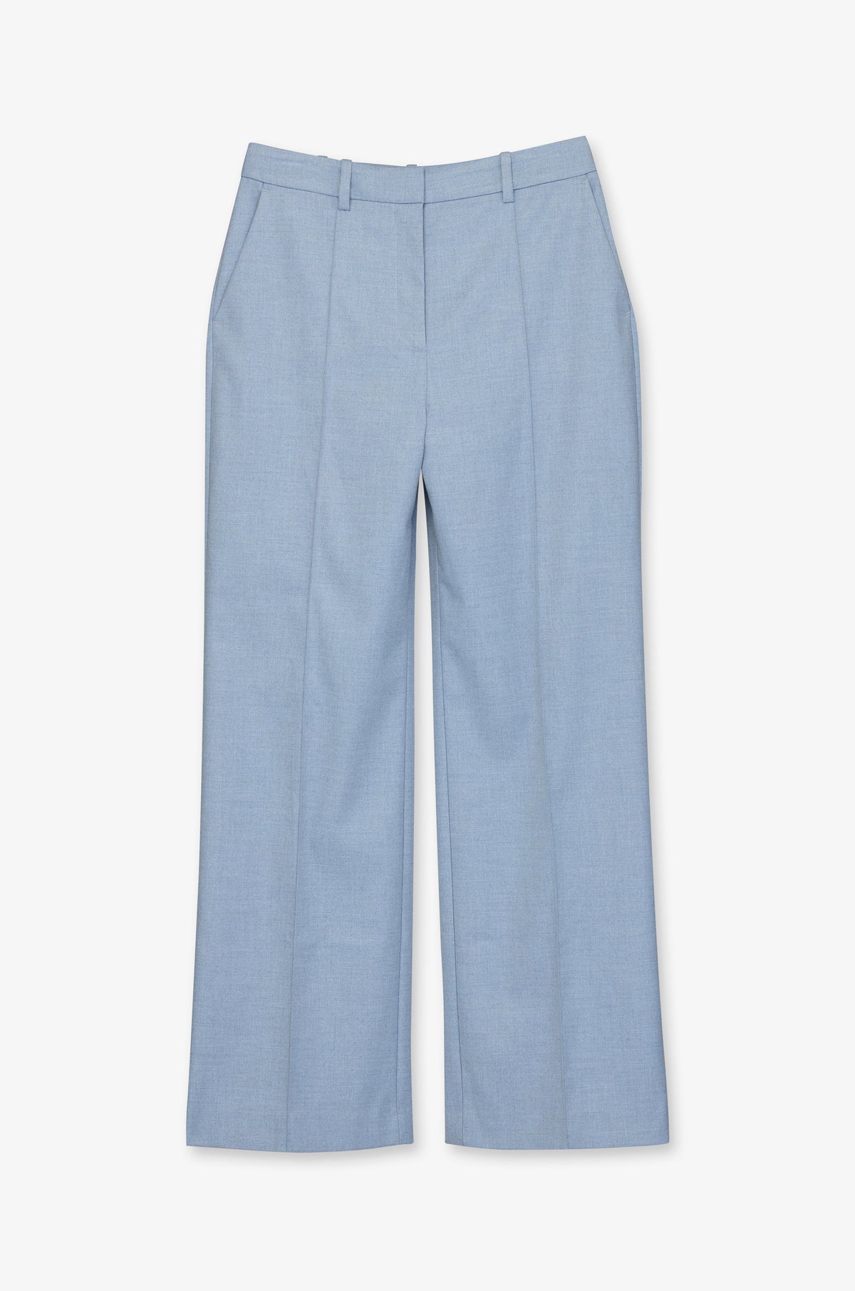 Clean Front Wide Leg Trousers