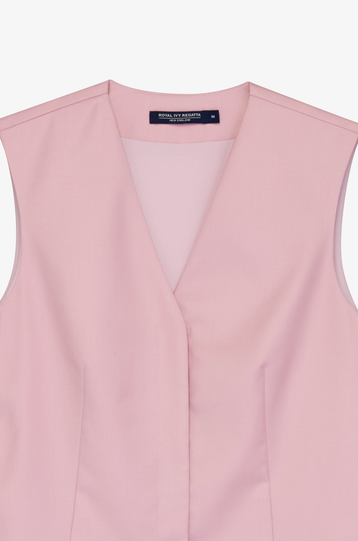 Single Button Tailored Sleeveless Vest
