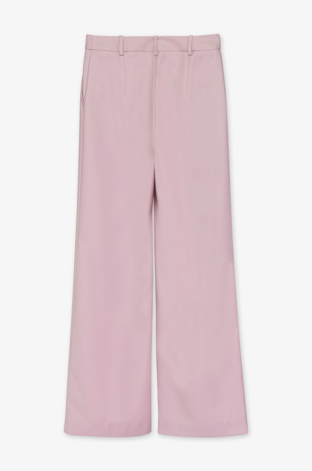 Soft Pleat Wide Leg Tailored Trousers