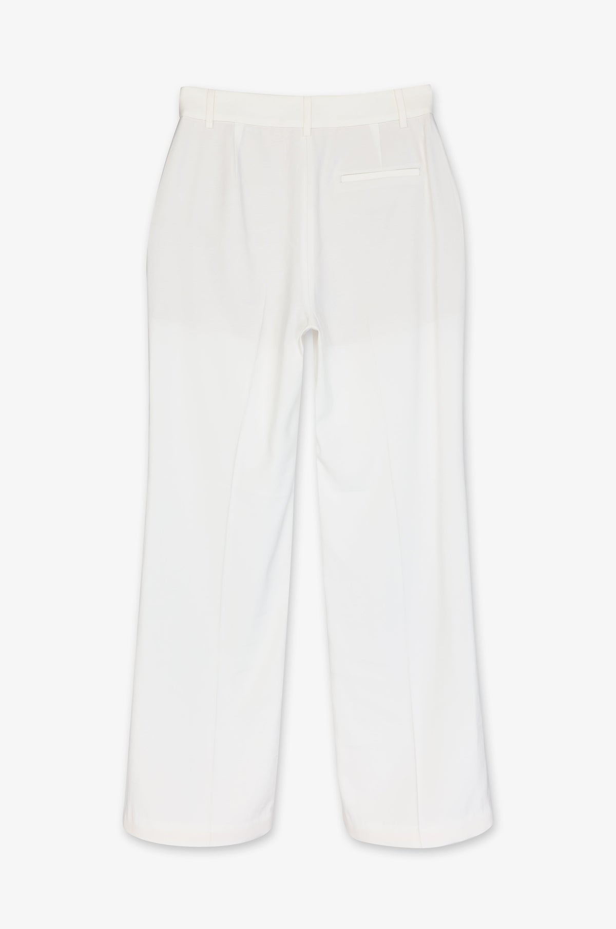 Flared Leg Clean Waist Trousers