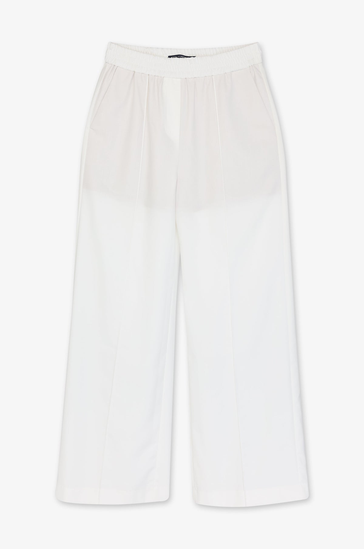 Drawstring Waist Wide Leg Trousers