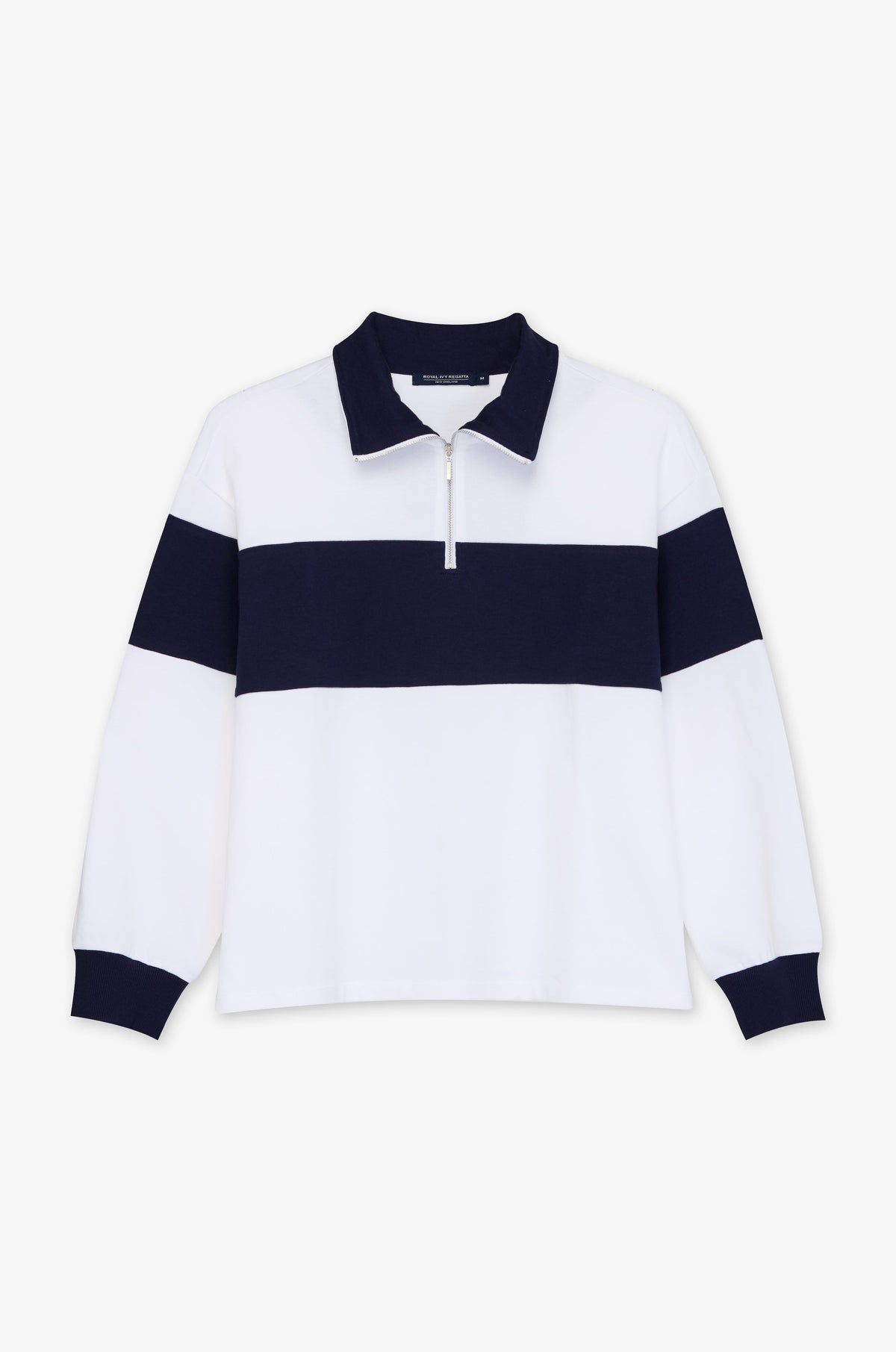 Chest Panel Long Sleeve Rugby Top