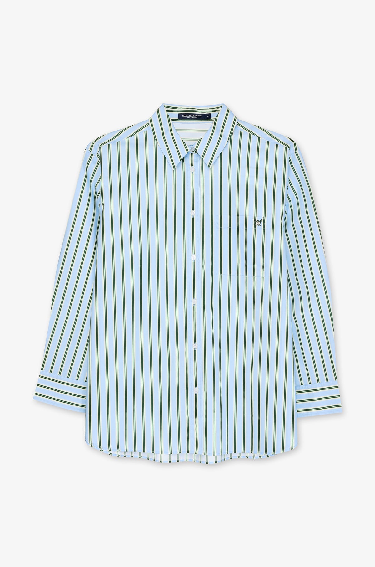 Multistripe Long Sleeve Button Shirt