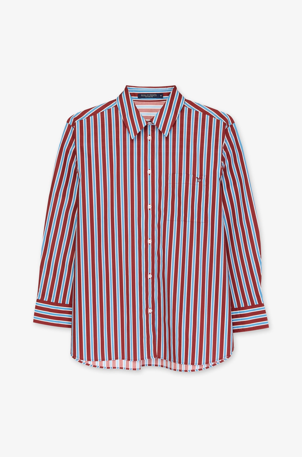 Multistripe Long Sleeve Button Shirt