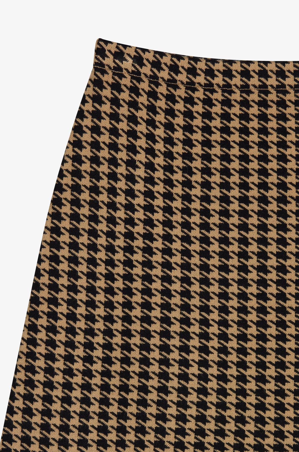 Checked A Line Mini Skirt