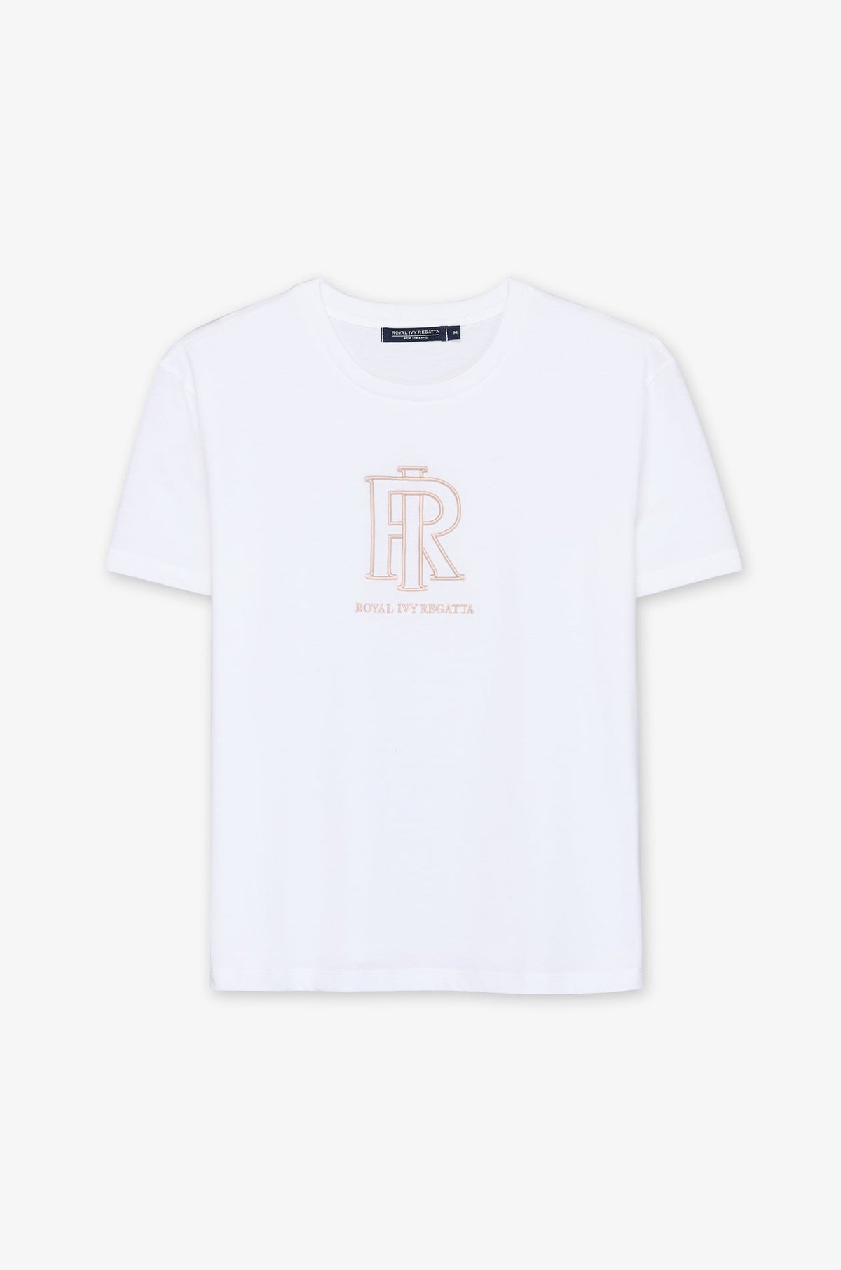 Outlined Monogram Crew Neck T-Shirt
