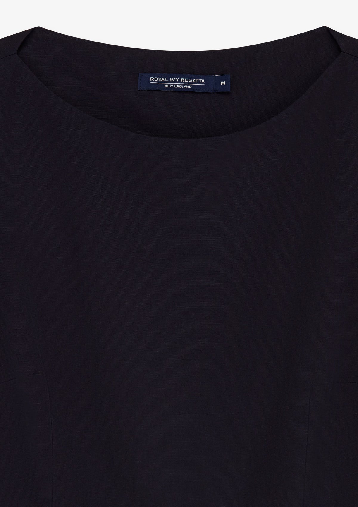 Shaped Seam Sleeveless Crew Top