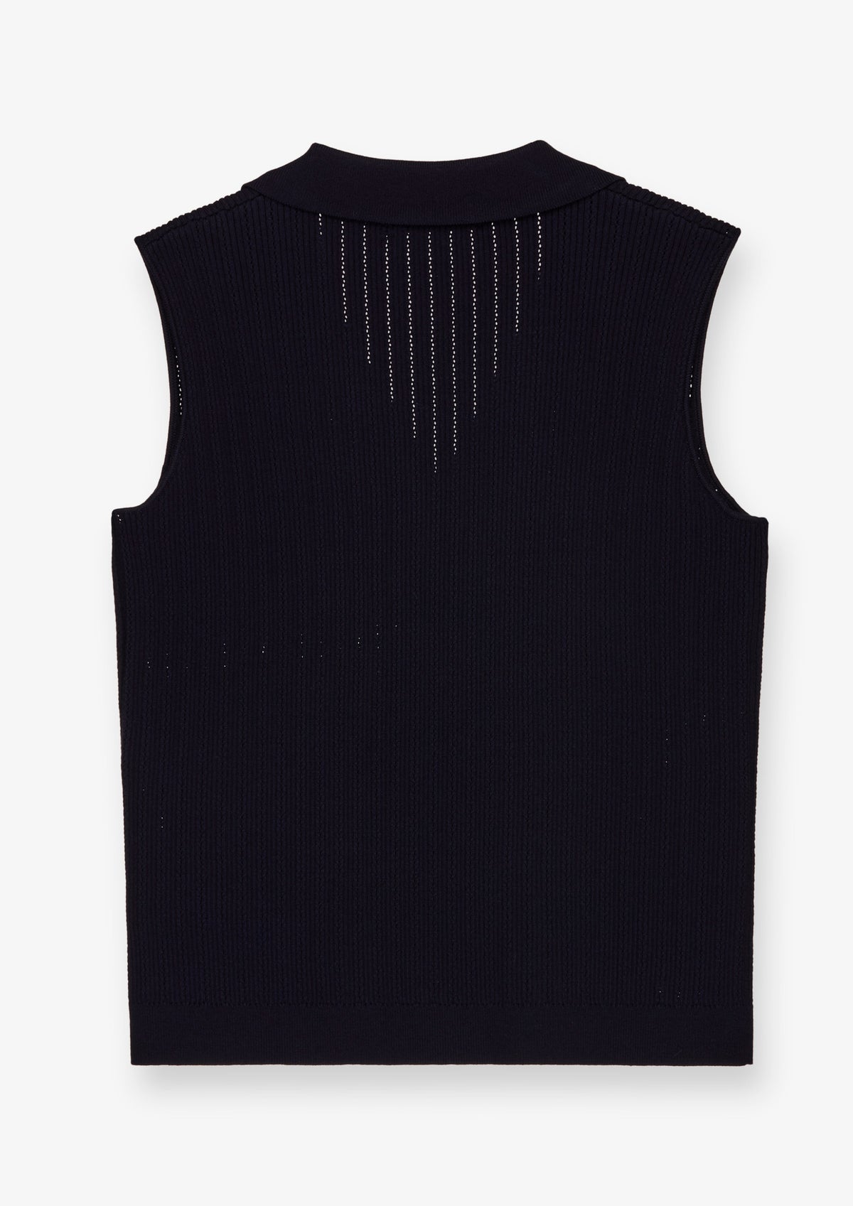 V Neck Button Front Vest