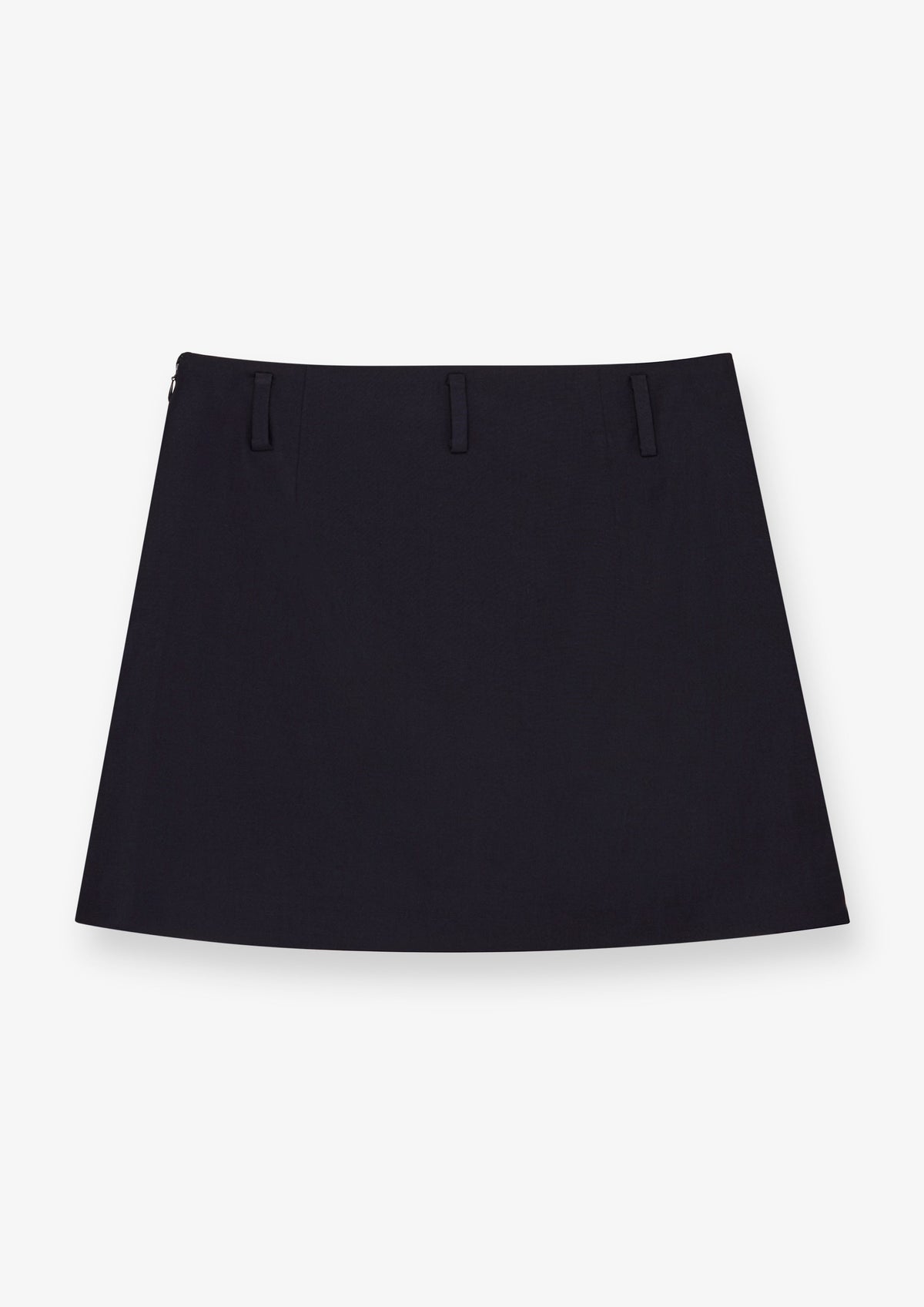Minimal A Line Mini Skirt