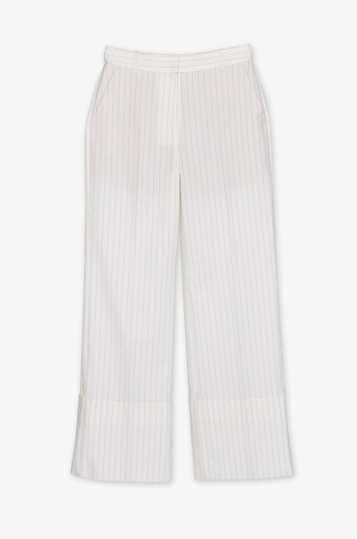Pleated Wide Leg Tailored Trousers