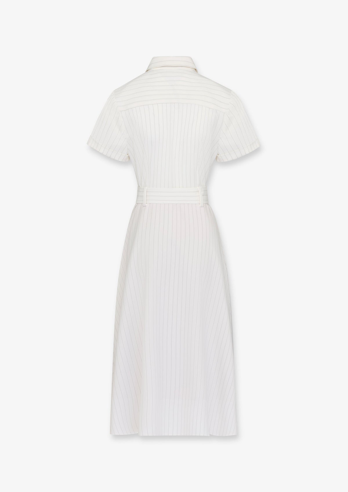 Tie Waist Short Sleeve Midi Dress