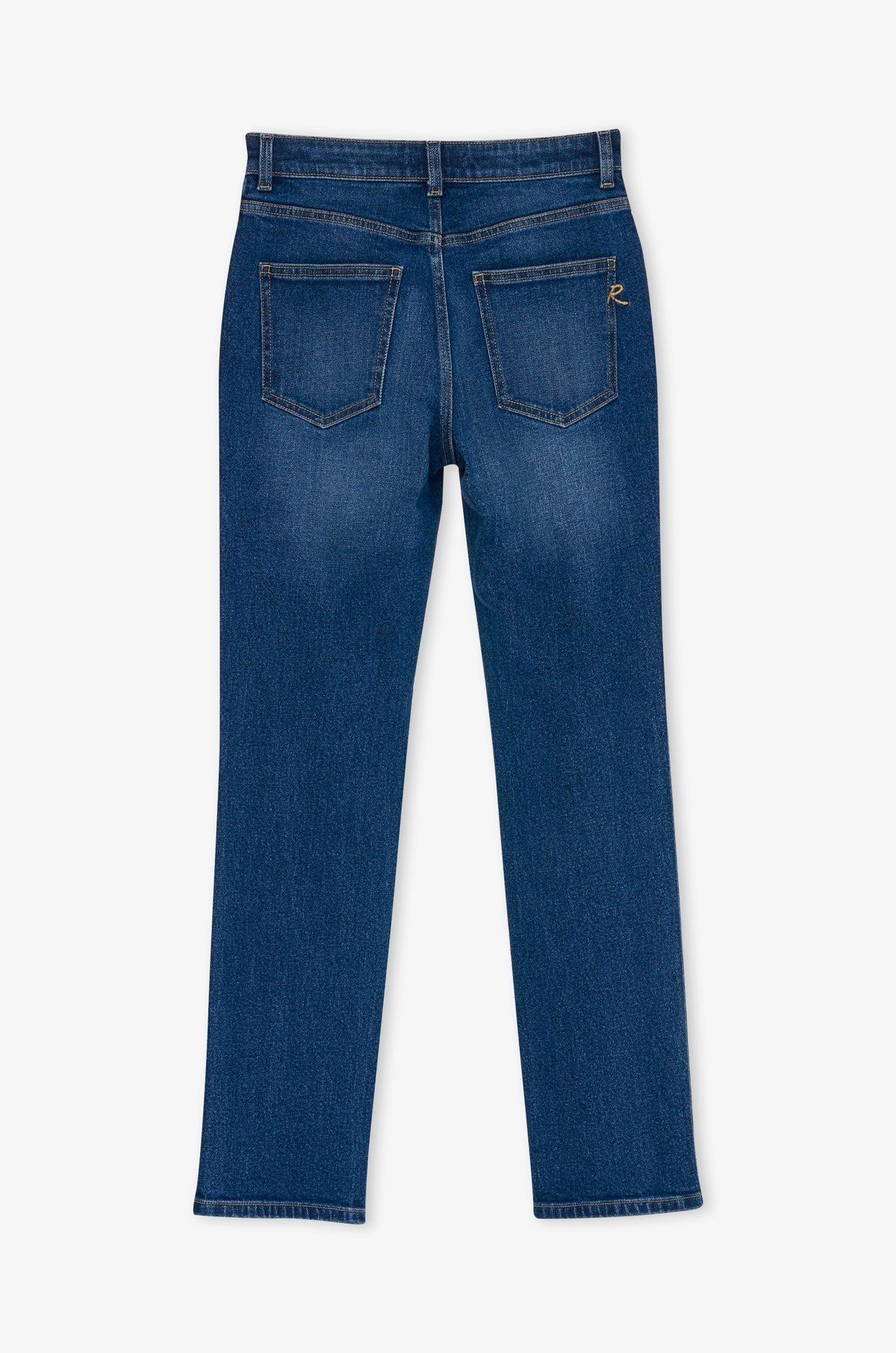 Classic Blue Straight Leg Jeans