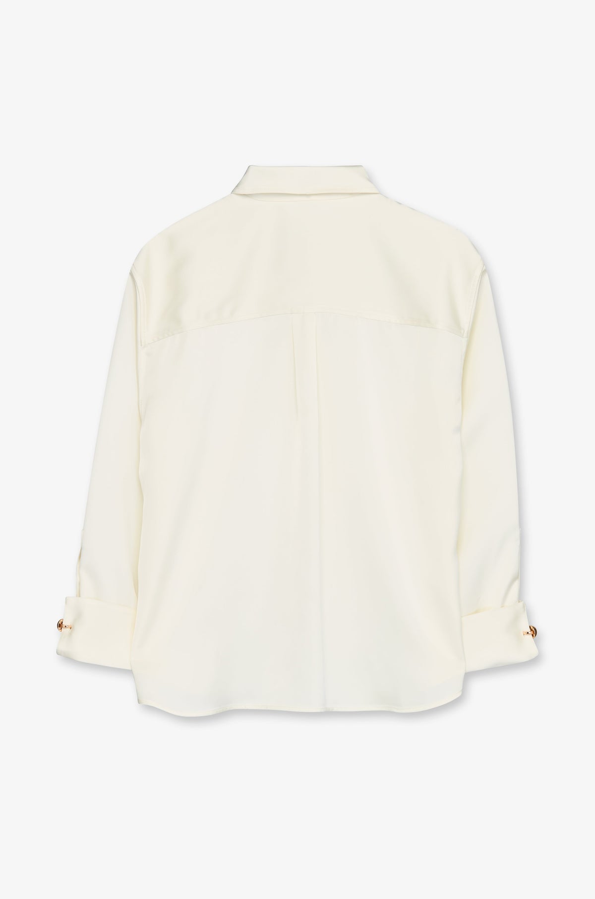 Cuff Detail Long Sleeve Button Shirt