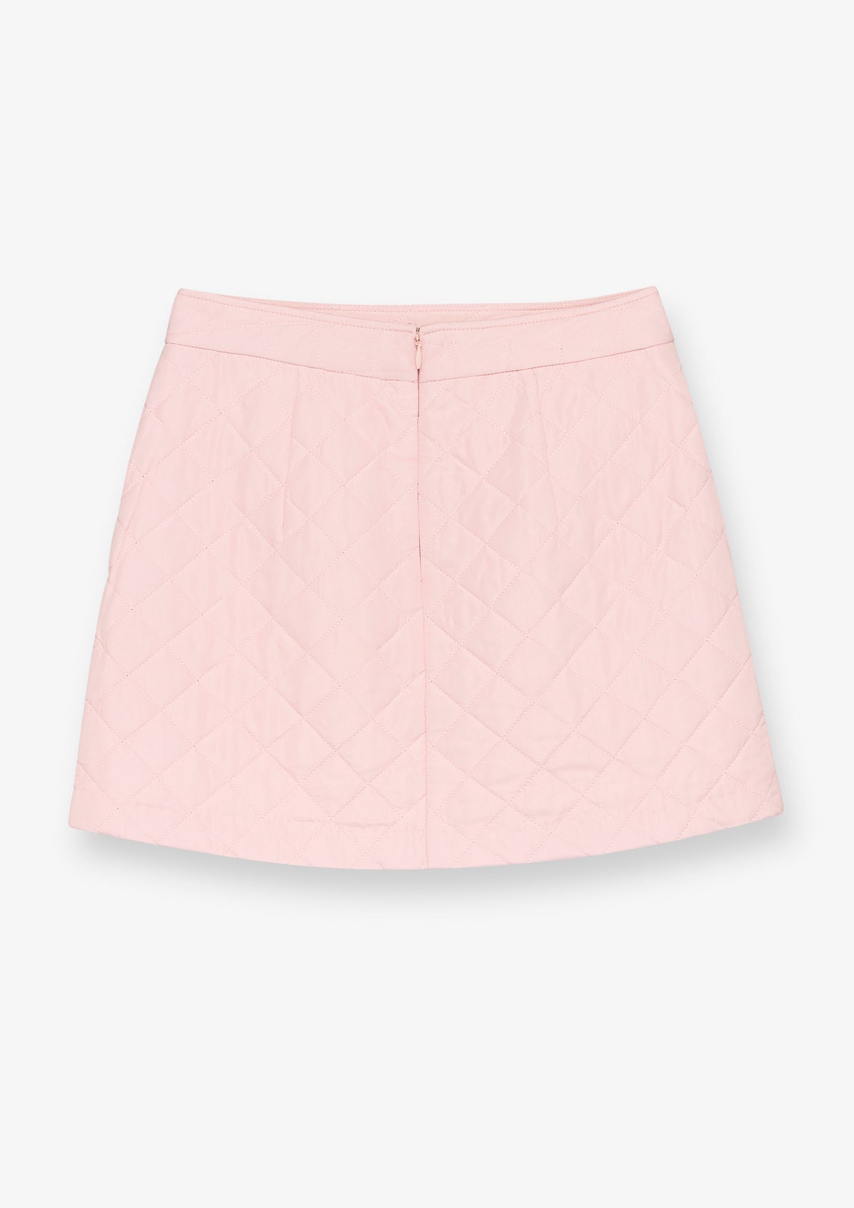 Textured A Line Mini Skirt