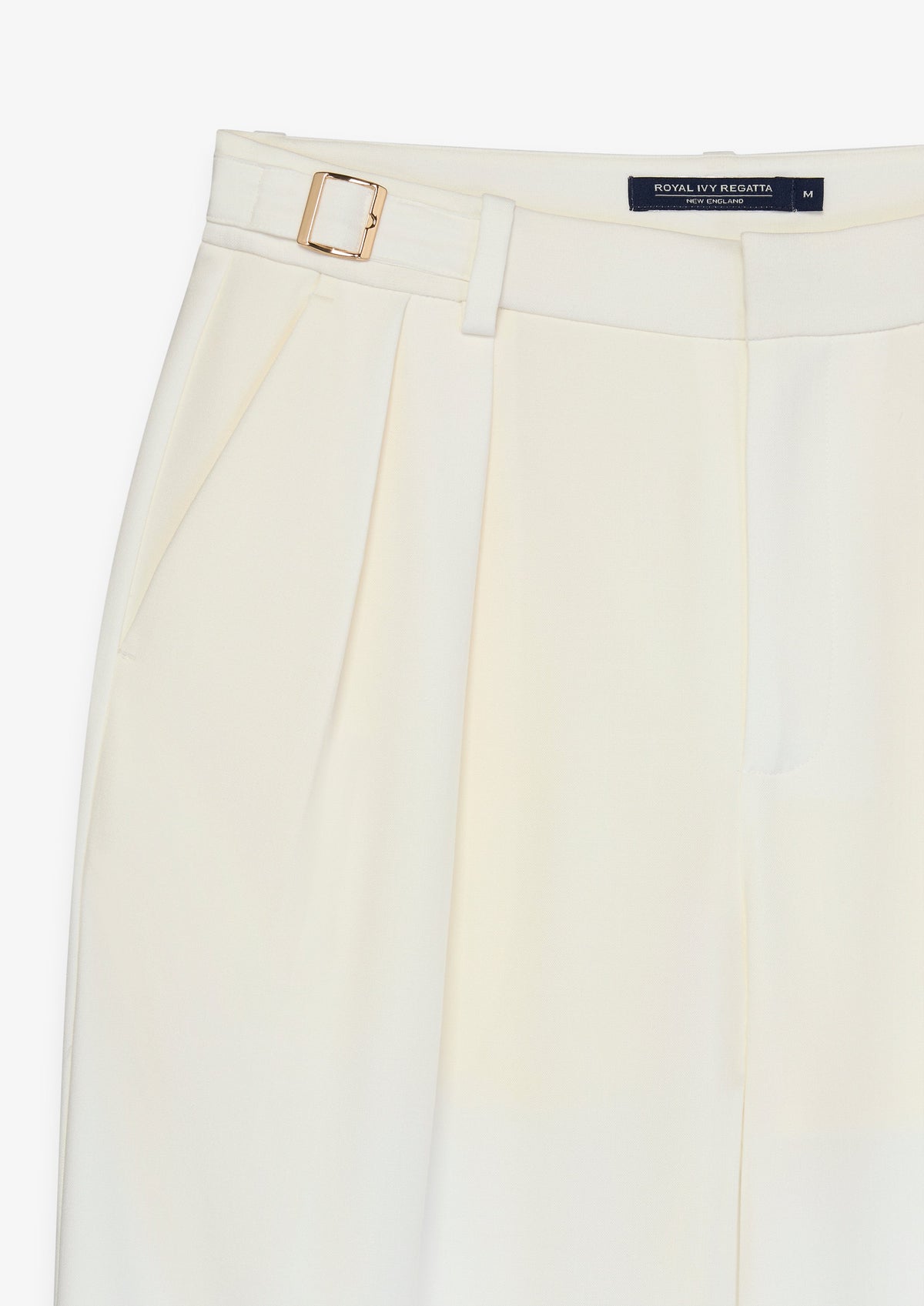 Gathered Waist Wide Leg Trousers