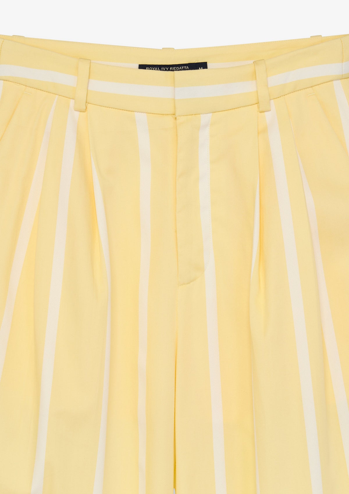 Vertical Stripe Wide Leg Trousers